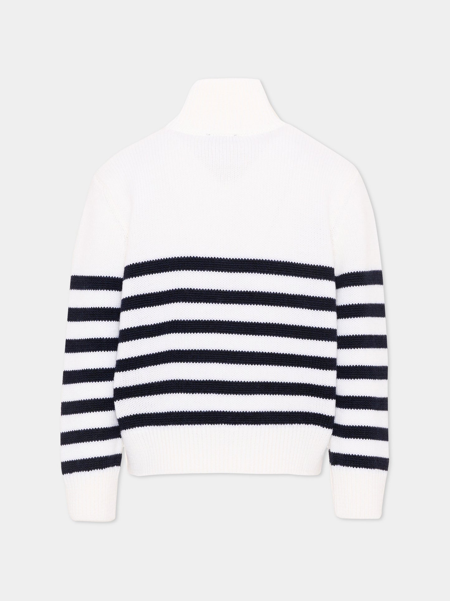 Dolcevita avorio per bambino a righe,Paul & Shark Junior,WUW006 LHE88 10057