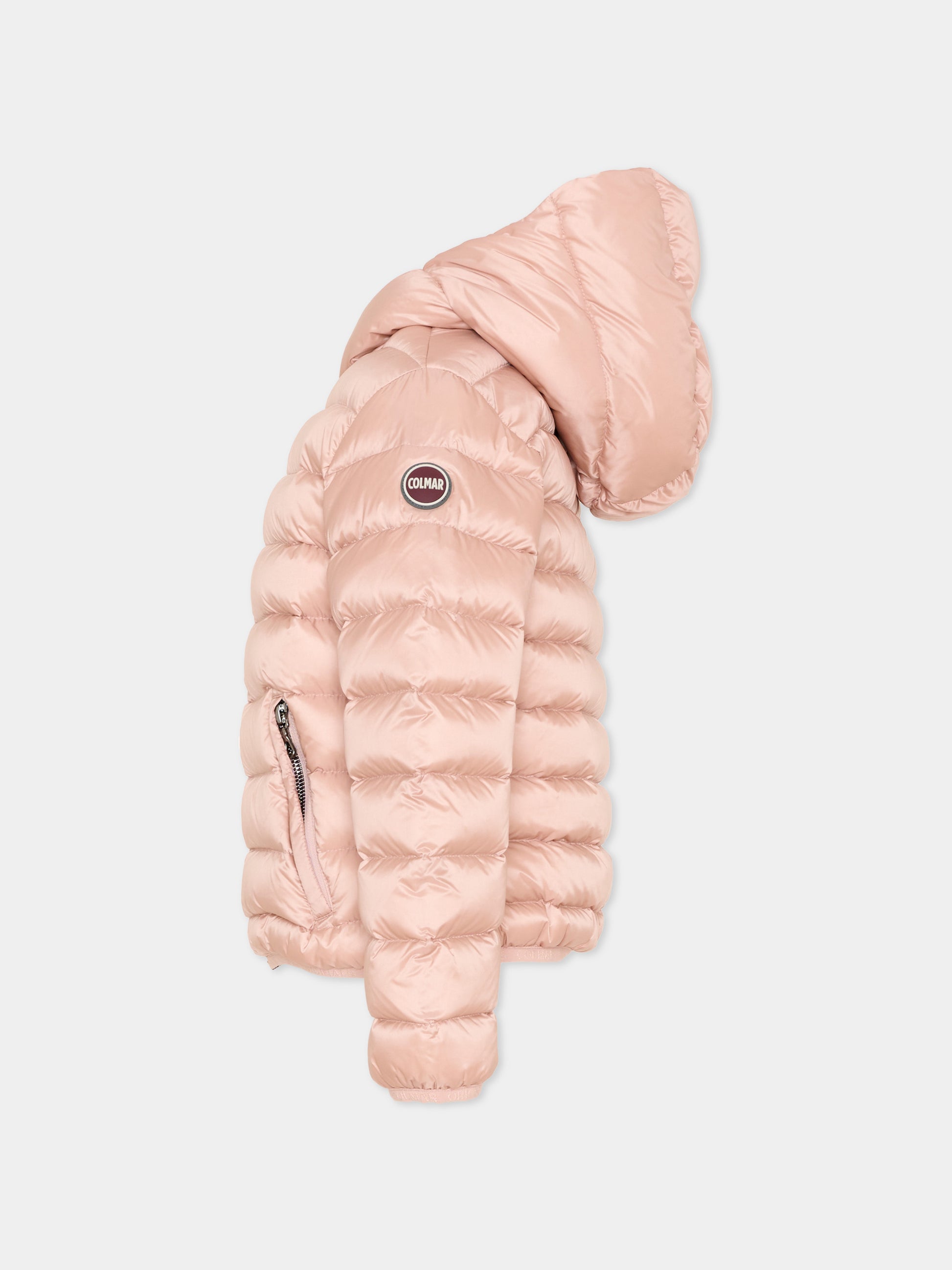 Piumino rosa per bambina con logo,Colmar Originals Kids,3459A 2YO 166