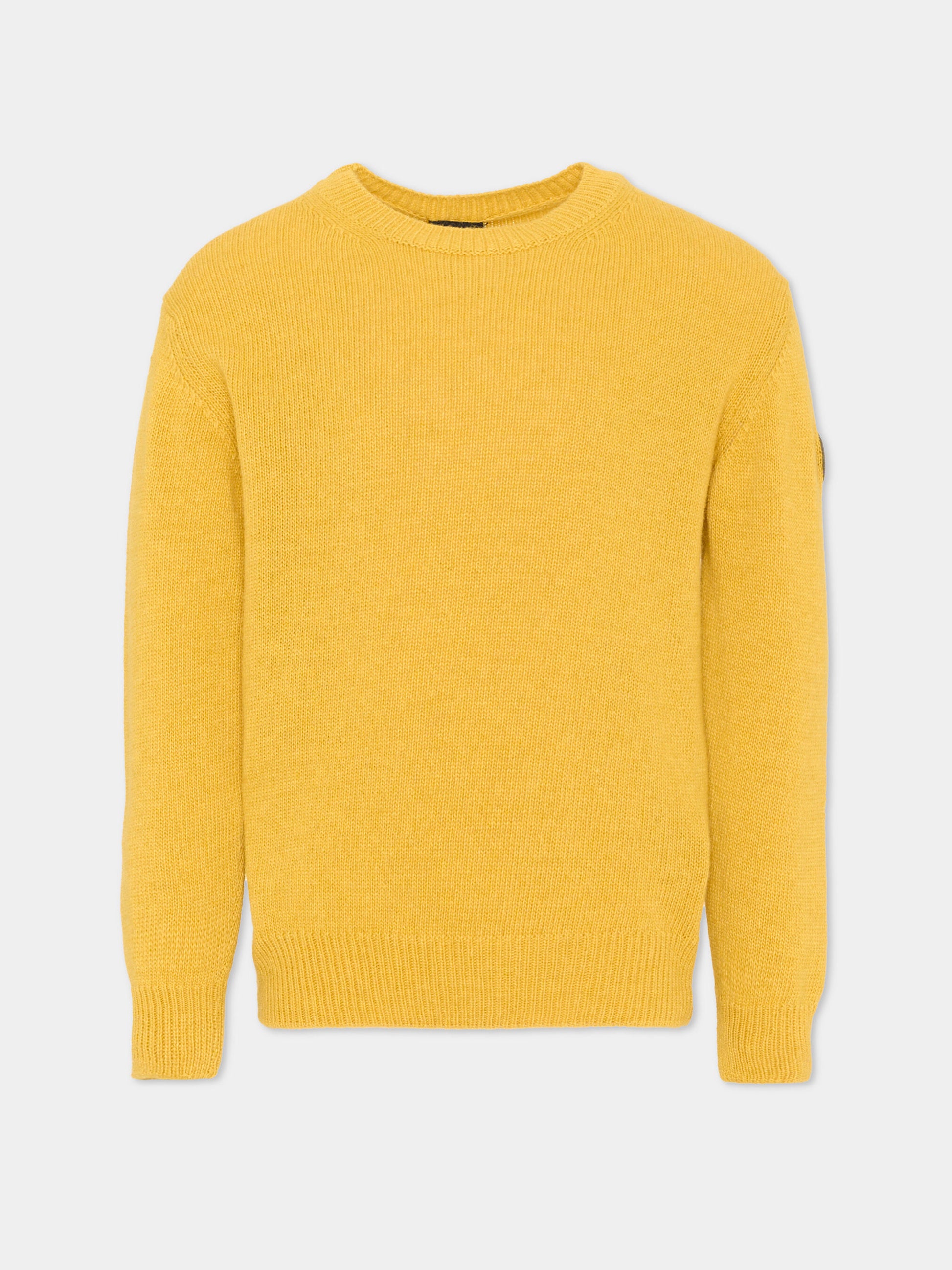 Maglione giallo per bambini con logo,Colmar Originals Kids,9800 3ZO 40