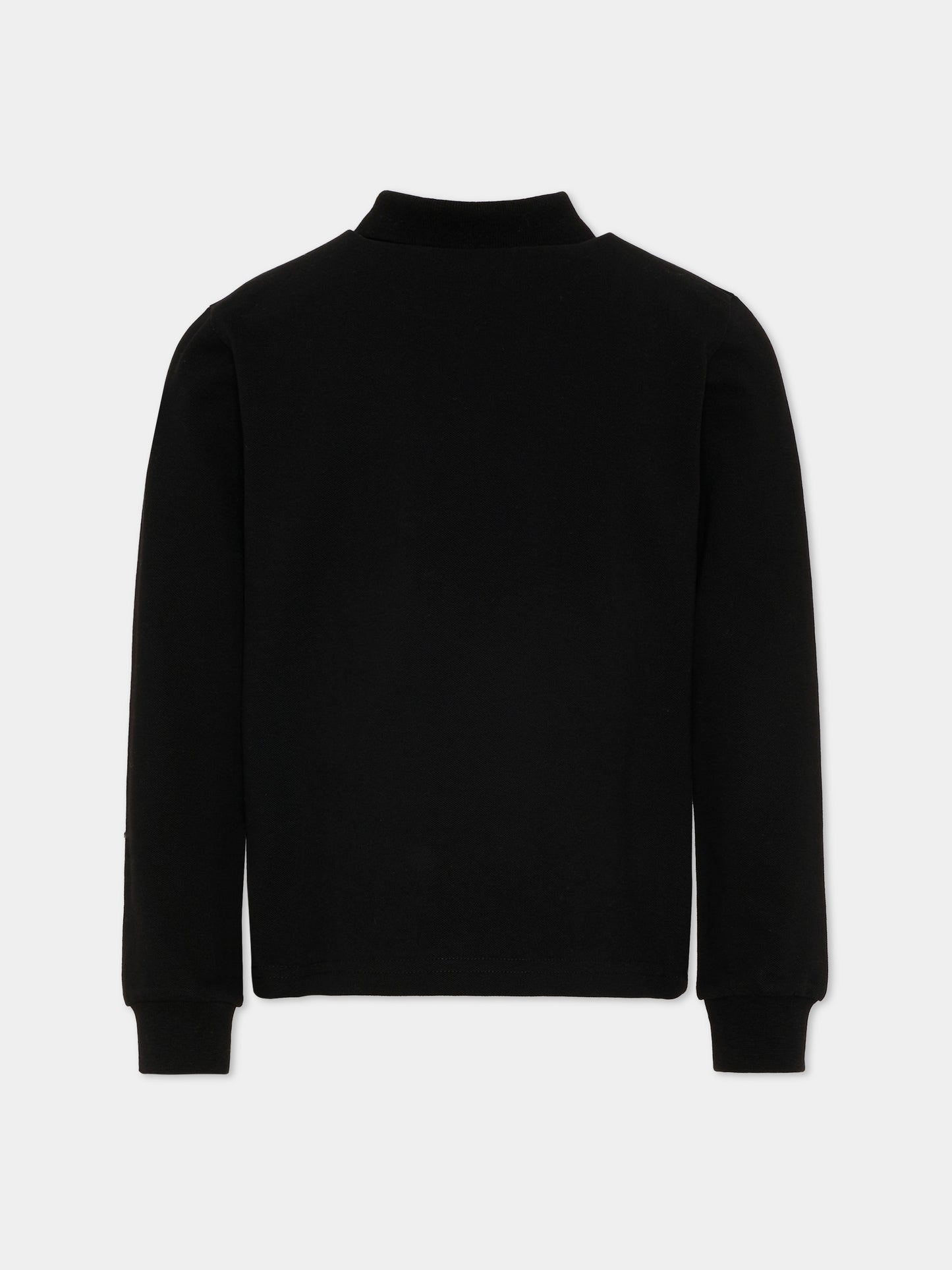 Polo nera per bambino con logo,Colmar Originals Kids,3588R 4SH 99