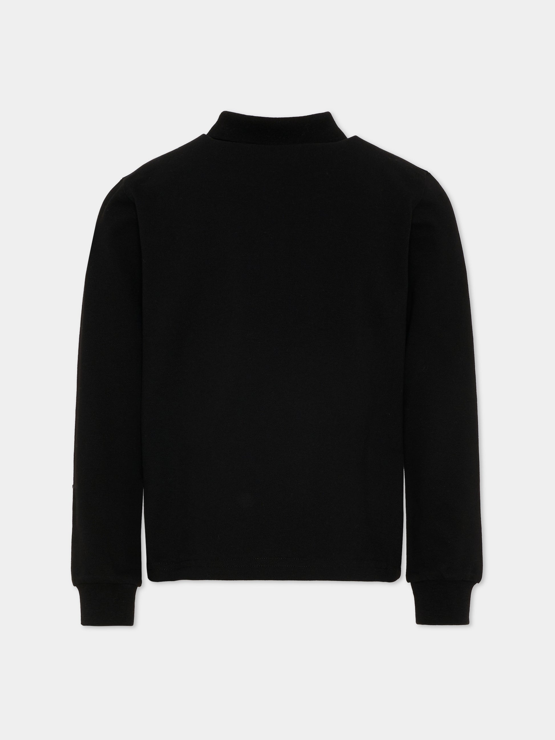 Polo nera per bambino con logo,Colmar Originals Kids,3588R 4SH 99