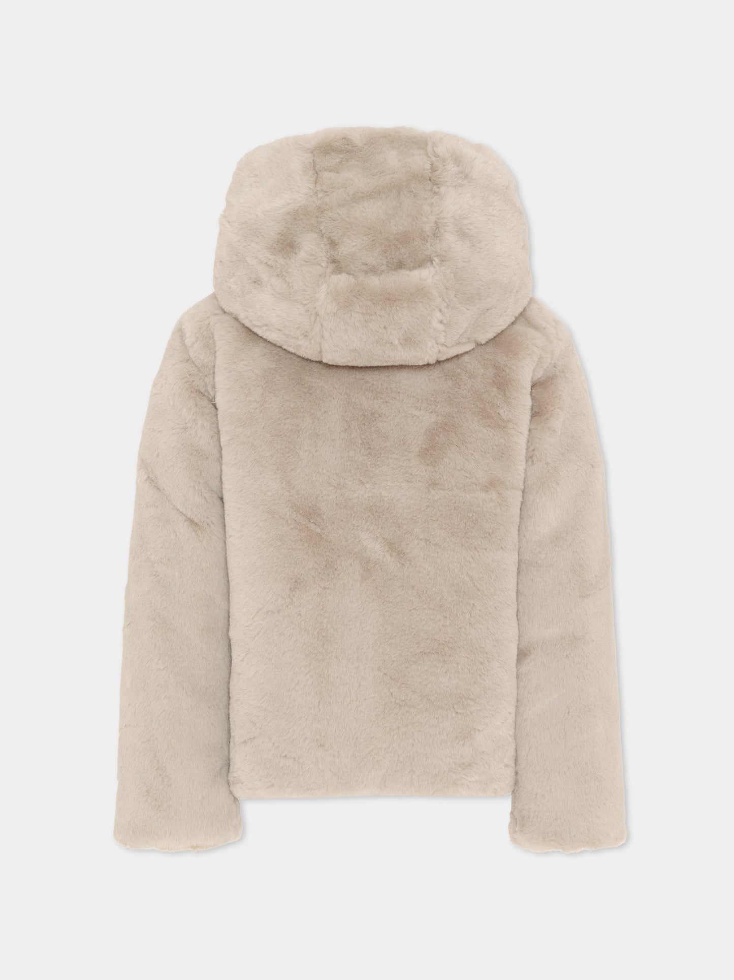 Ecopelliccia beige per bambina reversibile,Colmar Originals Kids,3483E 2YN 06