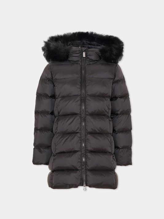 Piumino nero per bambina lungo,Colmar Originals Kids,34000010E 2YO 99