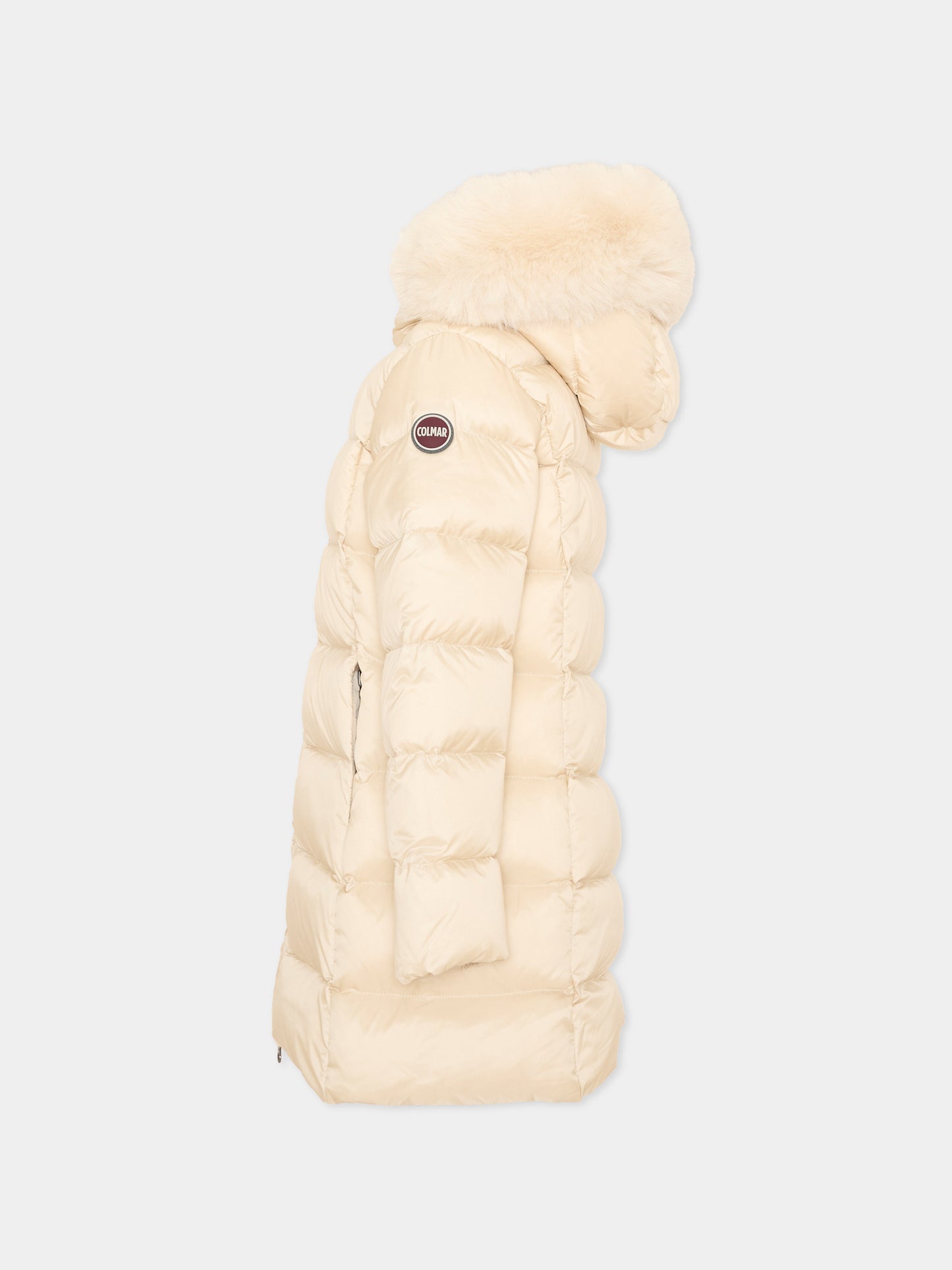 Piumino beige per bambina lungo,Colmar Originals Kids,34000010E 2YO 56