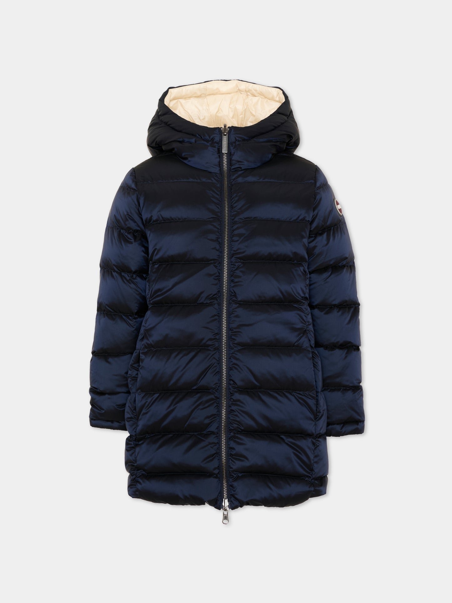 Piumini blu per bambino con logo,Colmar Originals Kids,34000053A 2YO 68