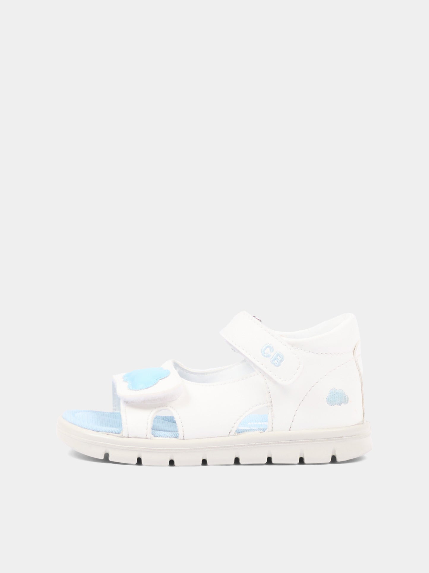 Sandali bianchi Little Cirrus per neonato,Falcotto X Coccolebimbi,0011501175.01.1N22