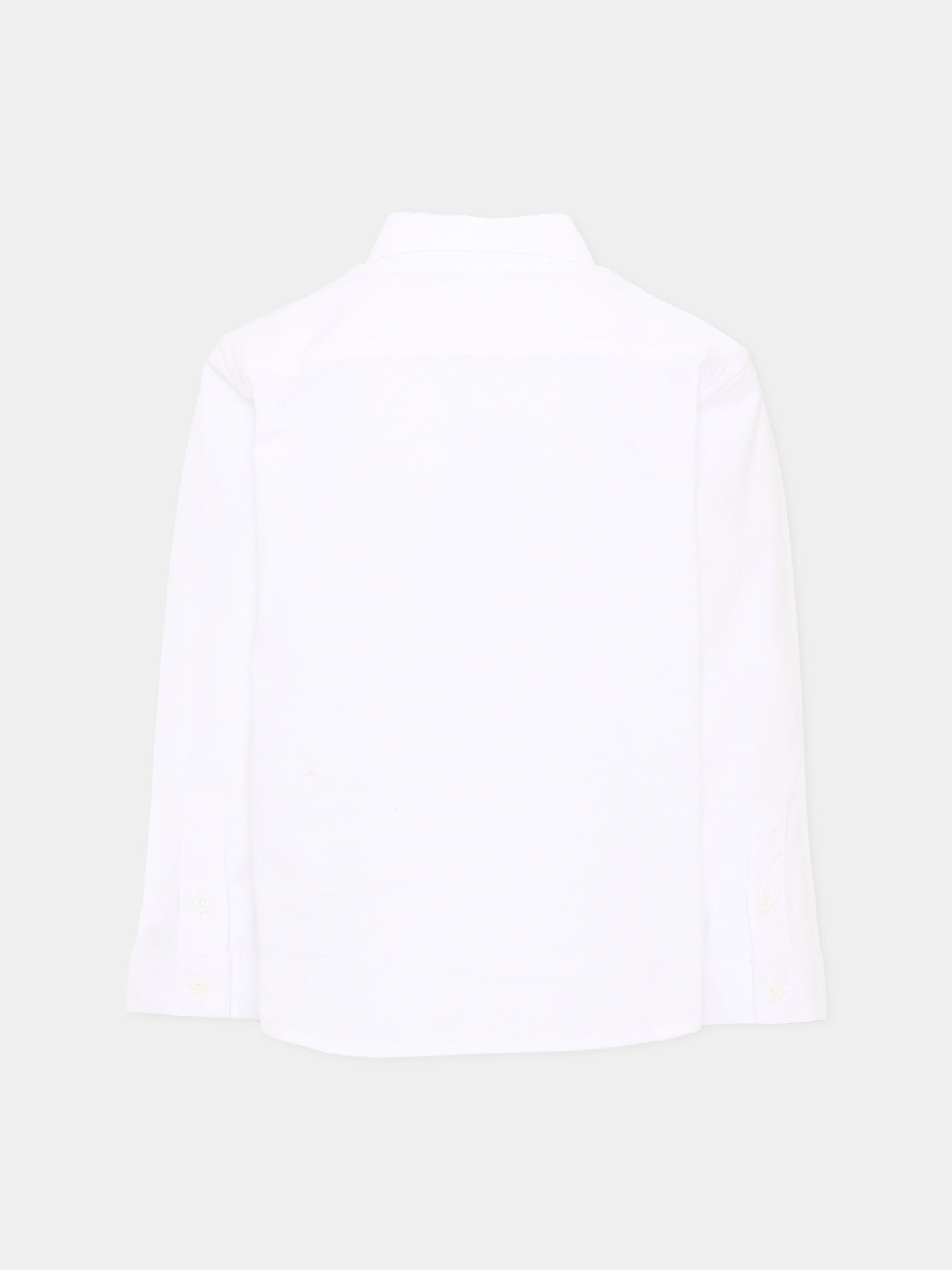Camicia bianca per bambino con logo,Lacoste,7148 W8L