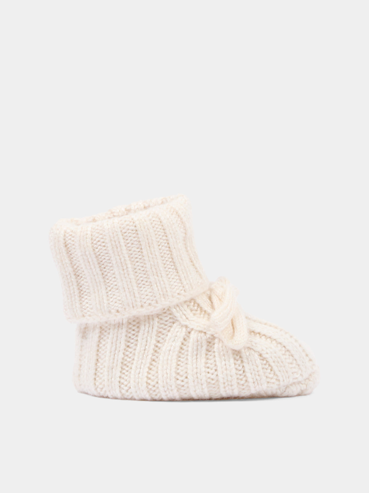 Babbucce avorio per neonati,Bamboom,1267 WARM WHITE