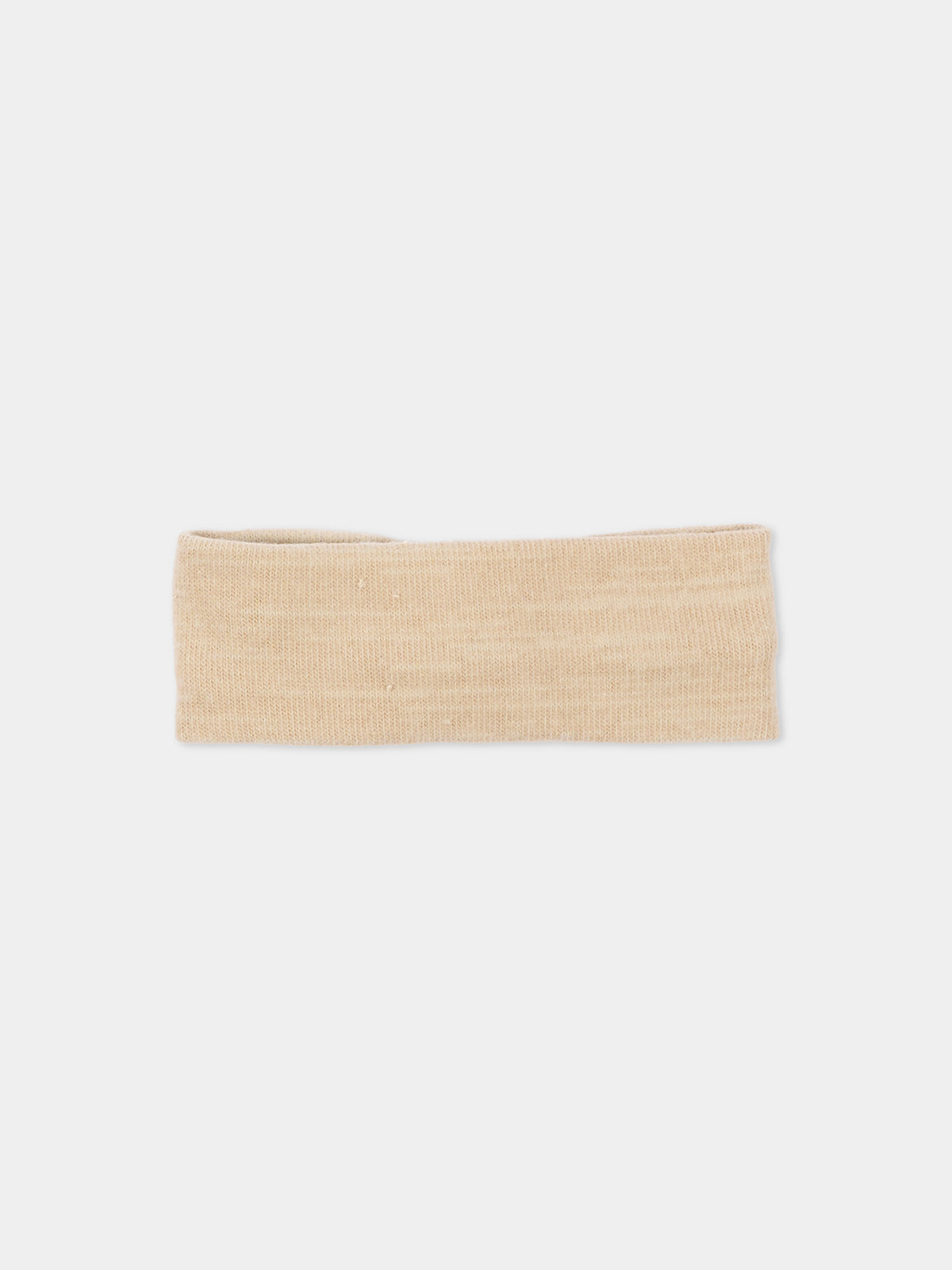 Fascia beige per neonata con nodo,Bamboom,1249TE00088 SAND