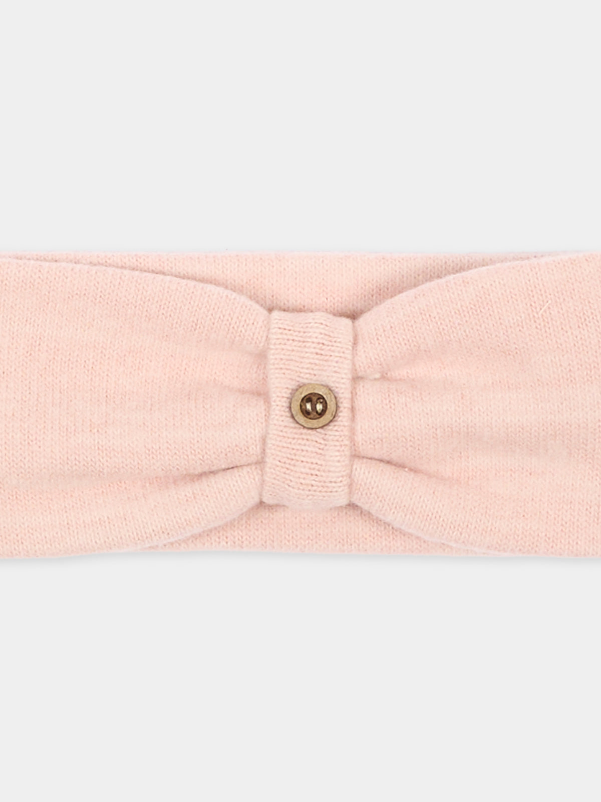 Fascia rosa per neonata con bottone,Bamboom,1249TE00088 WARM PINK