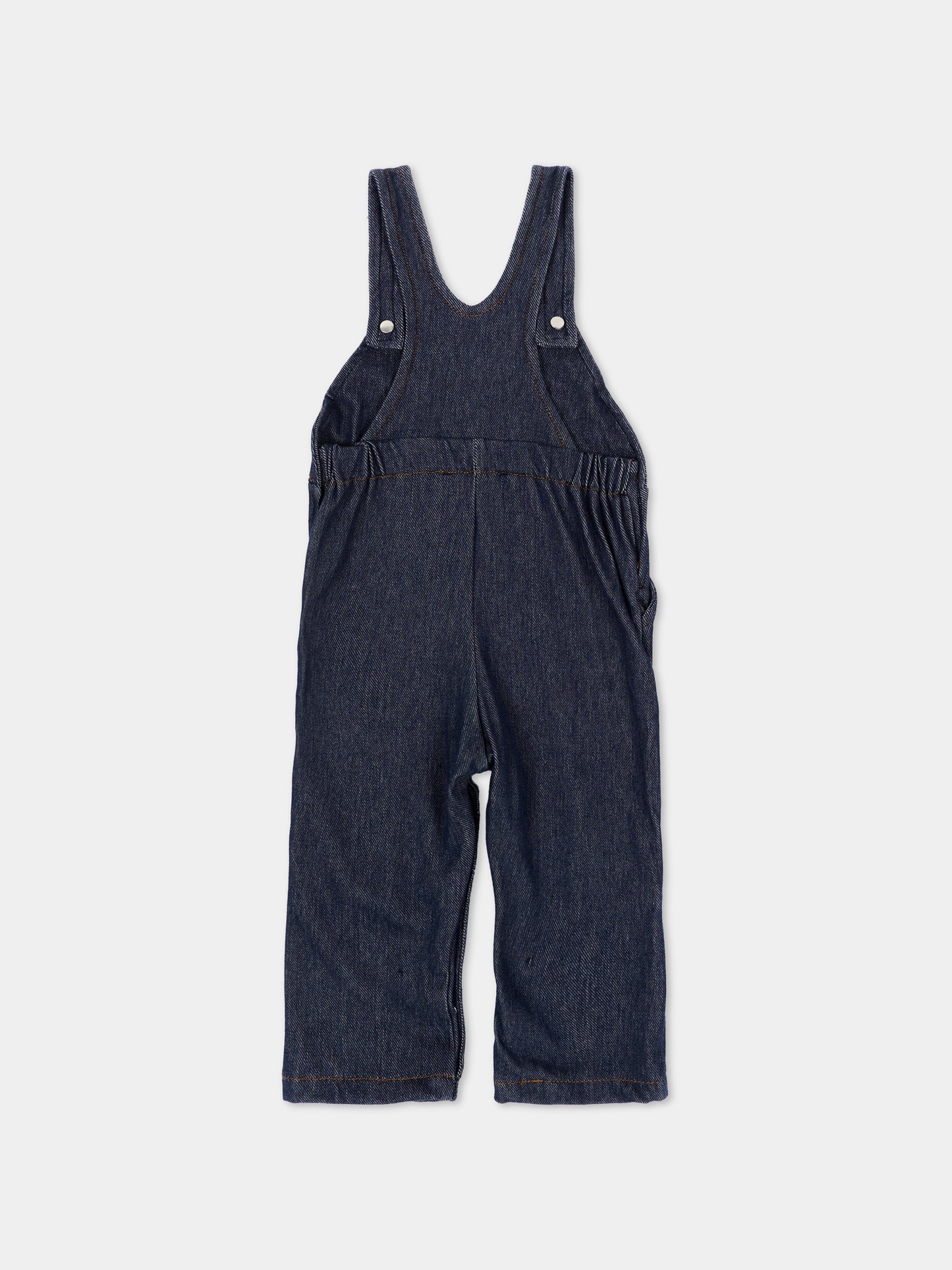 Salopette denim per neonato,Bamboom,1250TE00083 JEANS BLU