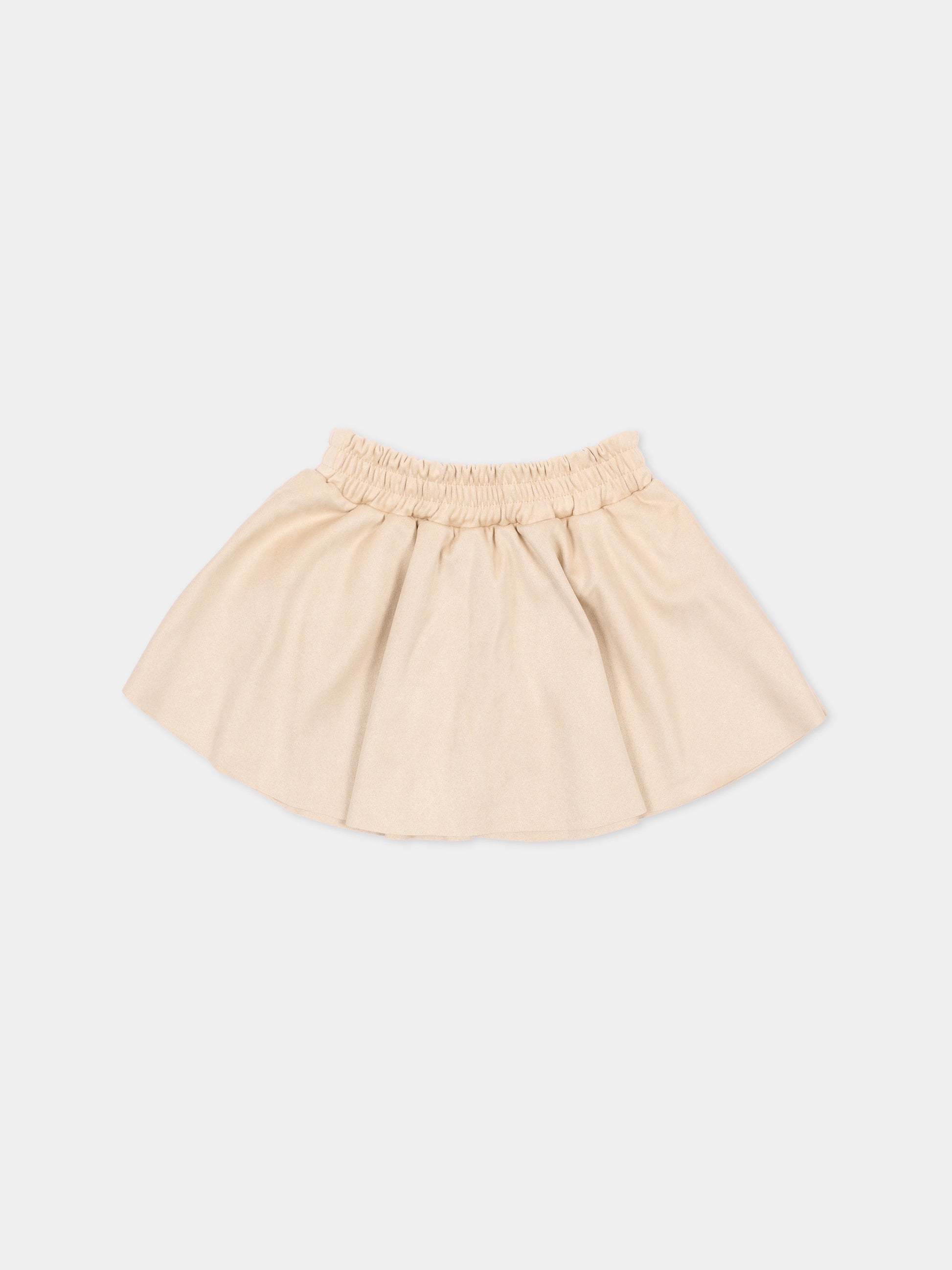Gonna beige per neonata,Bamboom,1216TE00090 LIGHT SAND