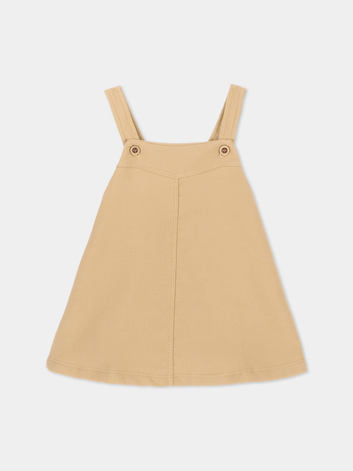 Salopette beige per neonata,Bamboom,1215TE00086 SAFARI