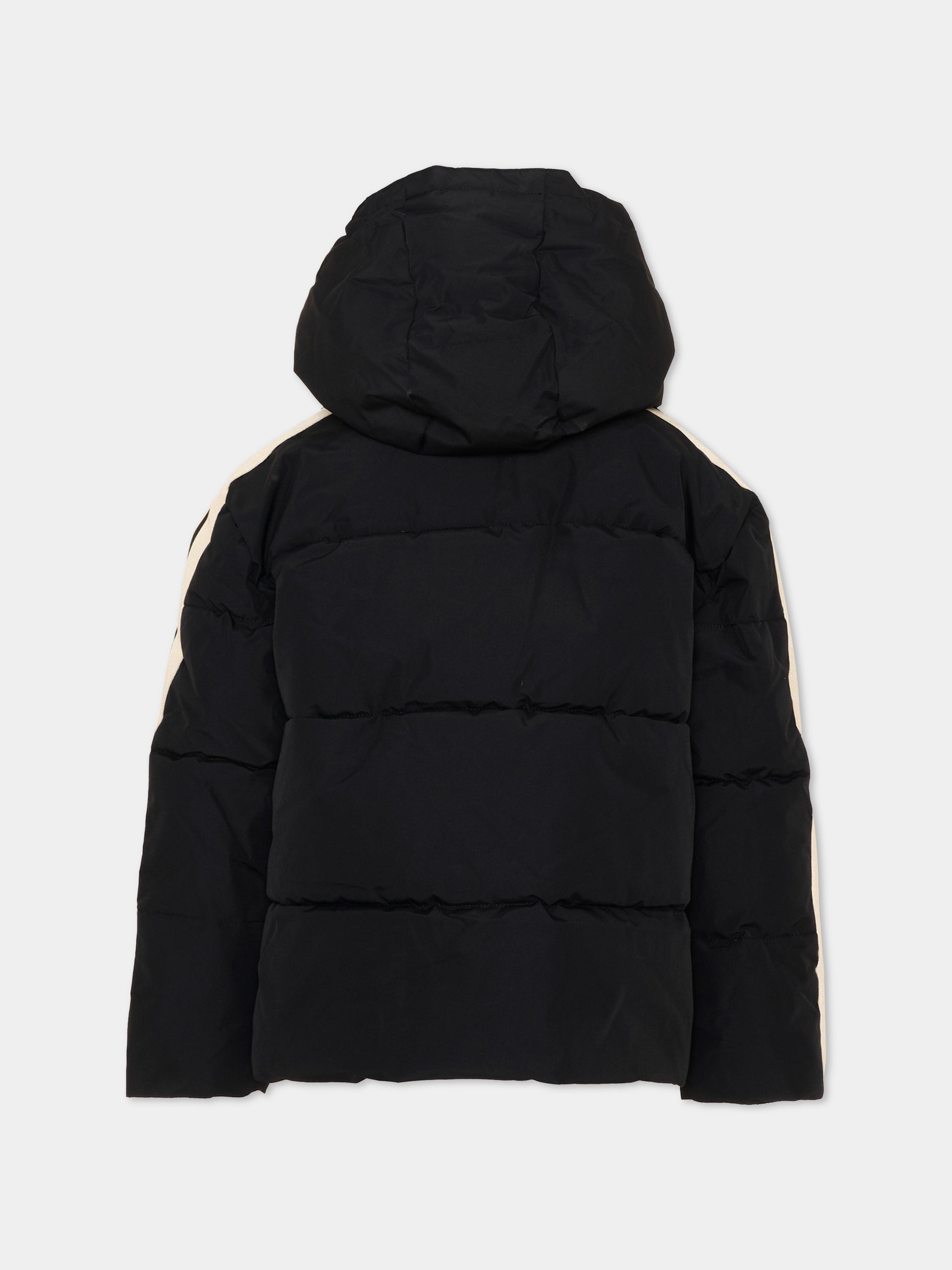 Piumini nero per bambini con logo,Palm Angels,F6PAJBPF005 110