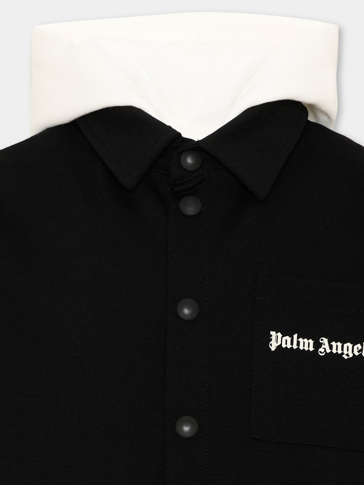 Giacca nera per bambino con logo,Palm Angels,F6PAJBSI021 110