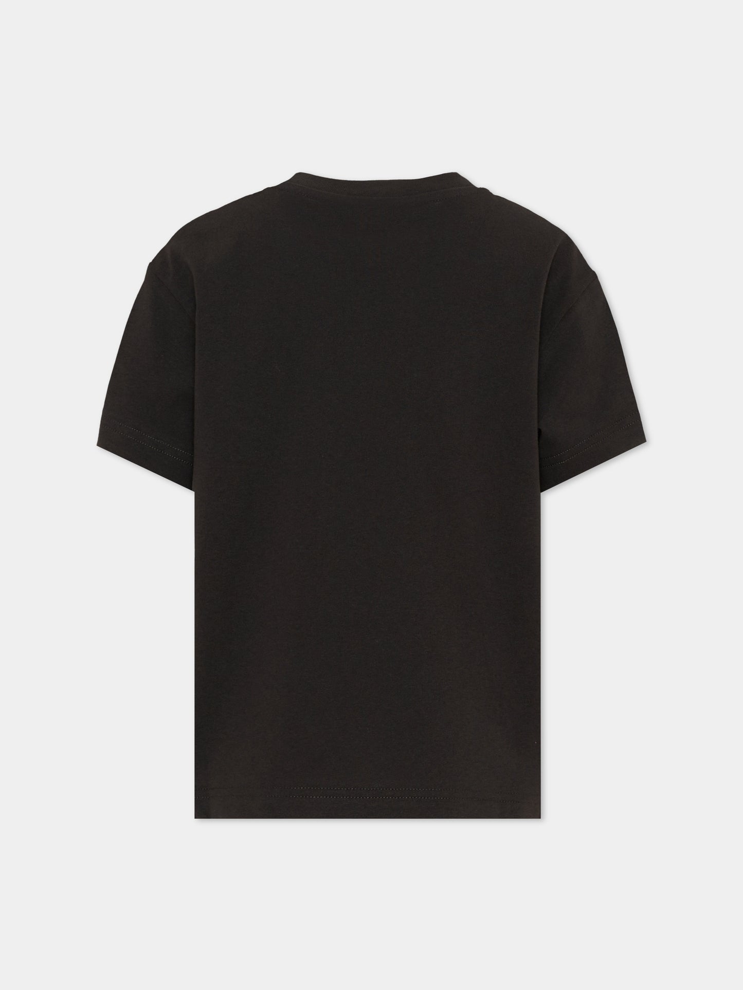 T-Shirt nera per bambini con Teddy Bear,Palm Angels,F6PAJBTH061 110