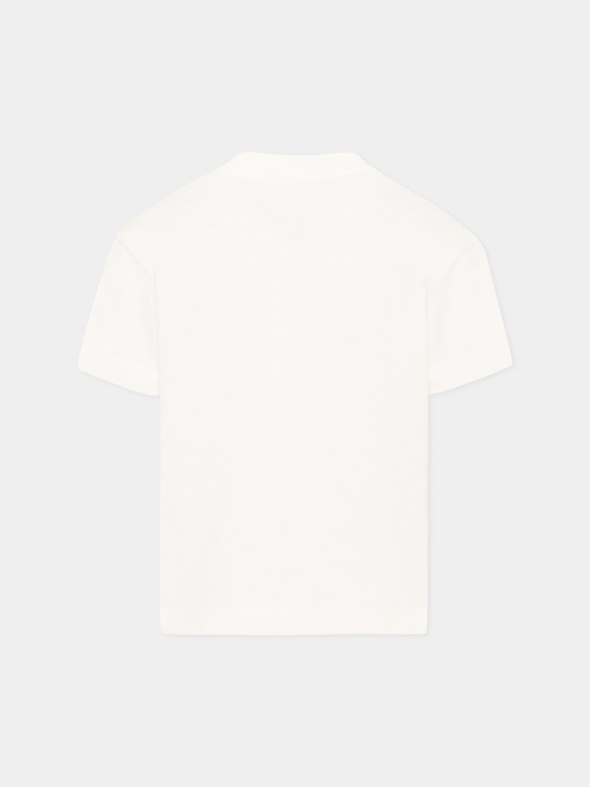 T-Shirt avorio per bambini con Teddy Bear,Palm Angels,F6PAJBTH061 412