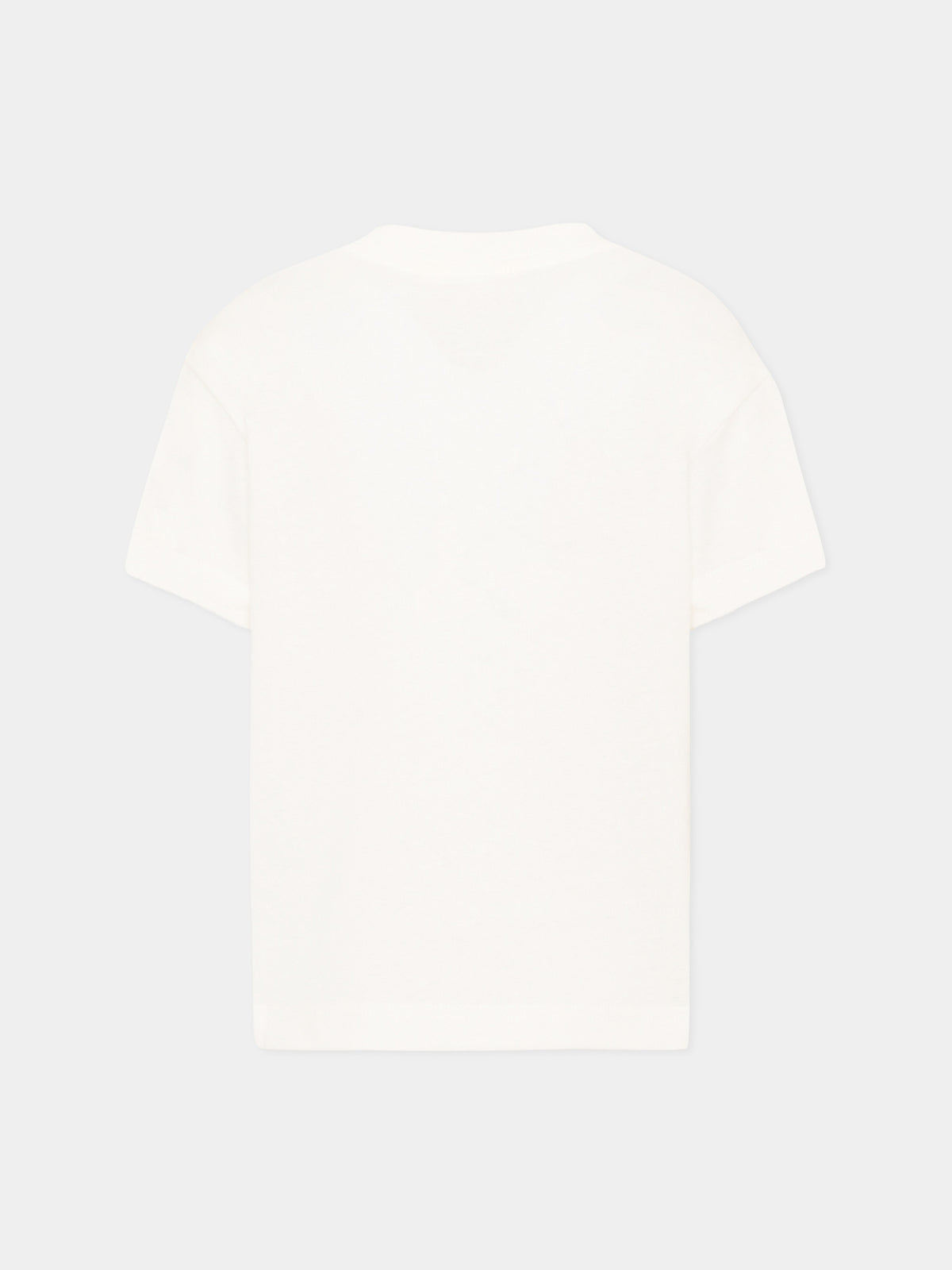 T-Shirt avorio per bambini con Teddy Bear,Palm Angels,F6PAJBTH061 412