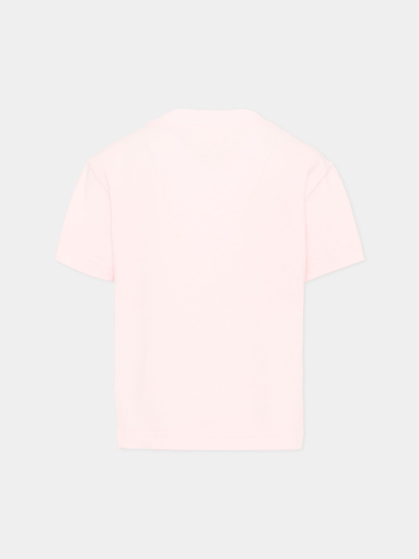 T-Shirt rosa per bambina con Teddy Bear,Palm Angels,F6PAJGTH050 042