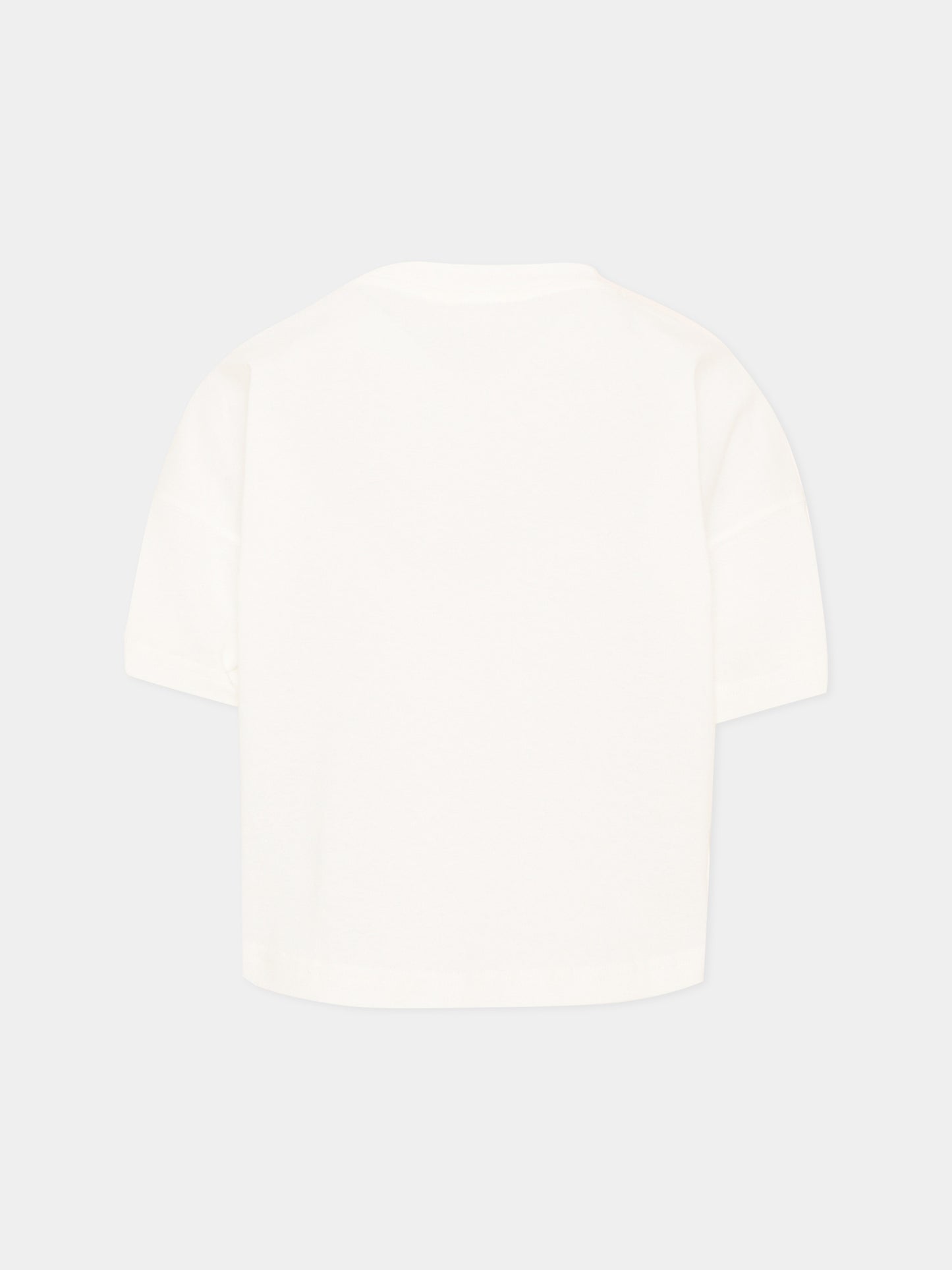 T-Shirt avorio per bambina con Teddy Bear,Palm Angels,F6PAJGTH079 412