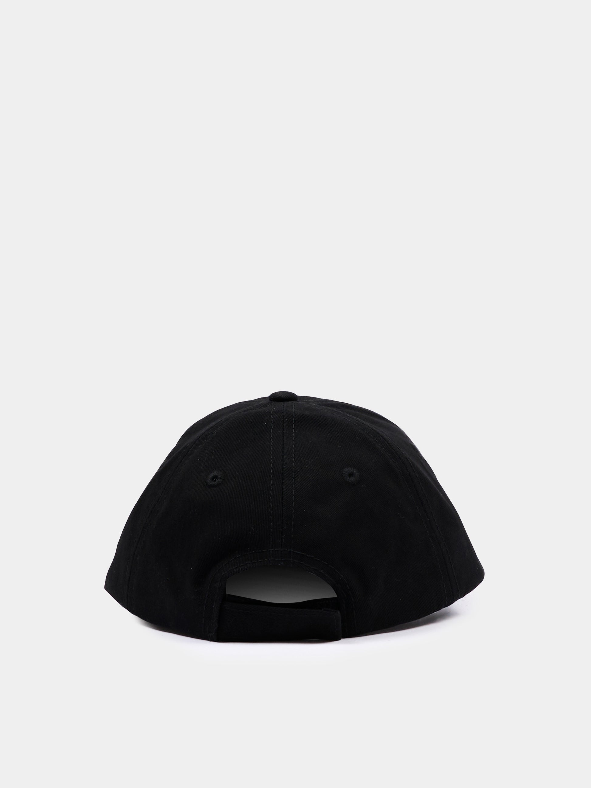 Cappello nero per bambini con logo,Palm Angels,F6PAJBBC223 110