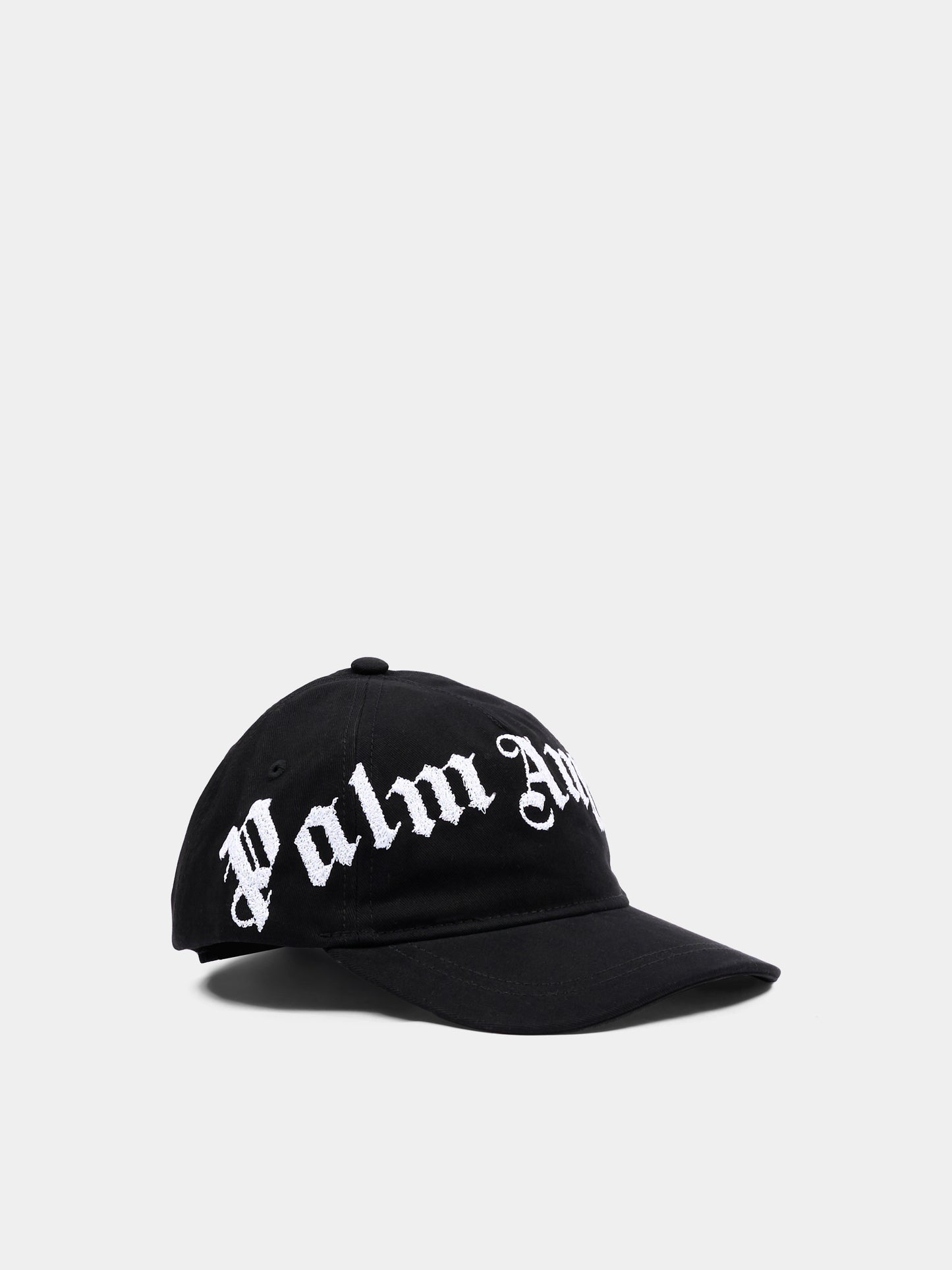 Cappello nero per bambini con logo,Palm Angels,F6PAJBBC224 110