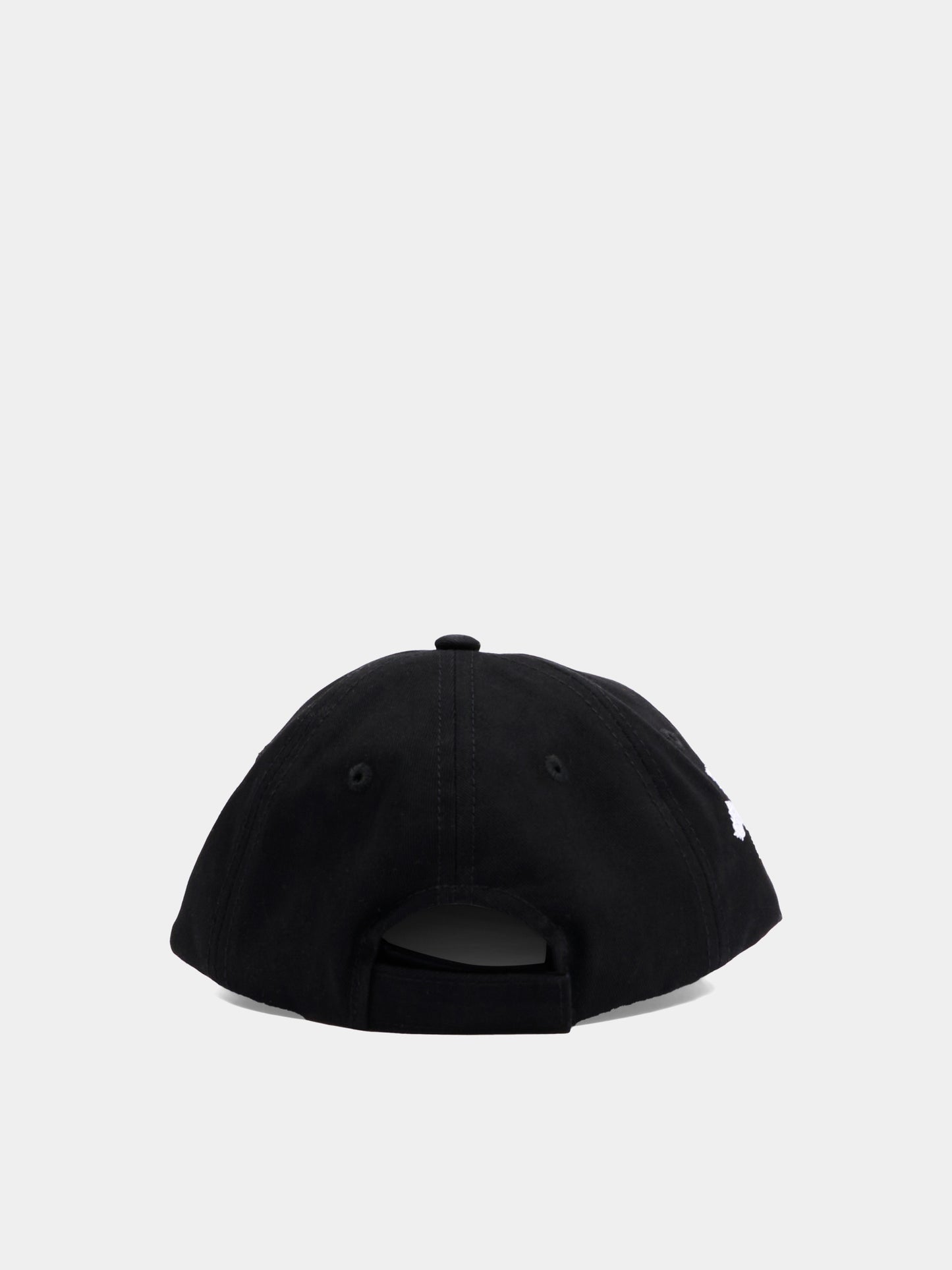 Cappello nero per bambini con logo,Palm Angels,F6PAJBBC224 110