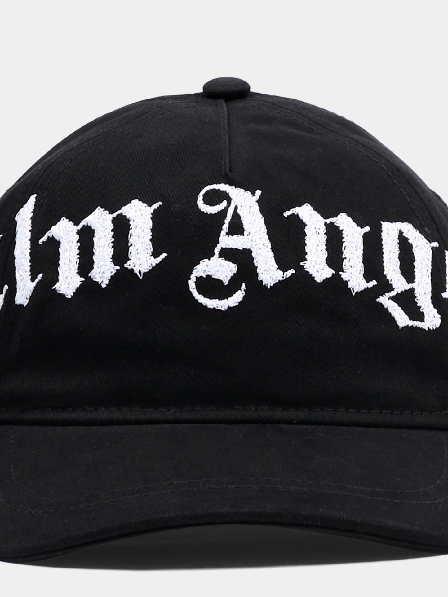 Cappello nero per bambini con logo,Palm Angels,F6PAJBBC224 110