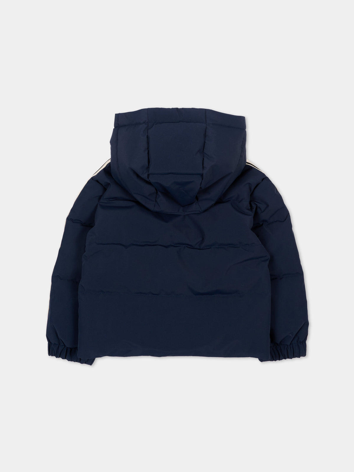 Doudounes bleues pour bébé enfants avec logo