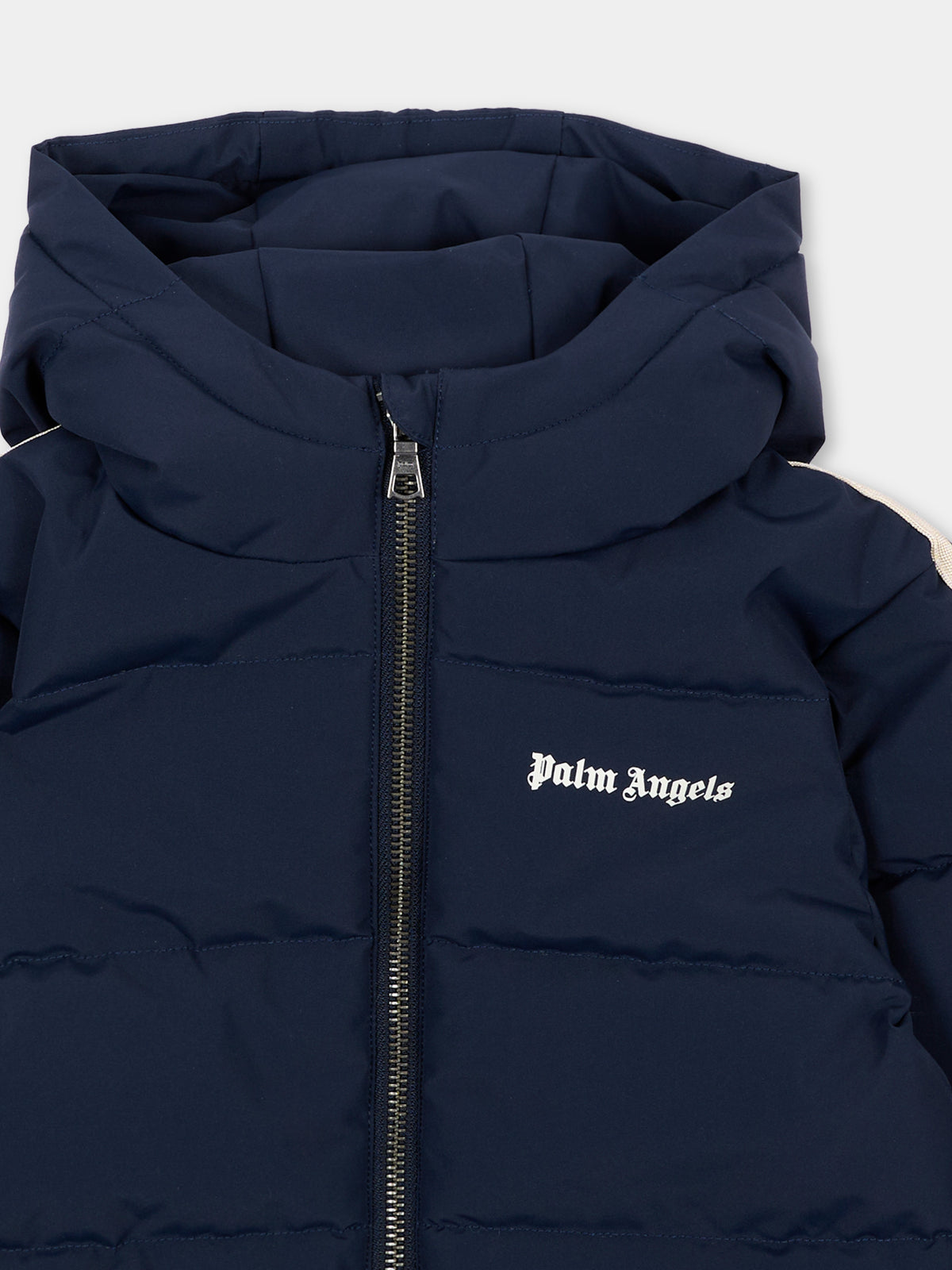 Doudounes bleues pour bébé enfants avec logo