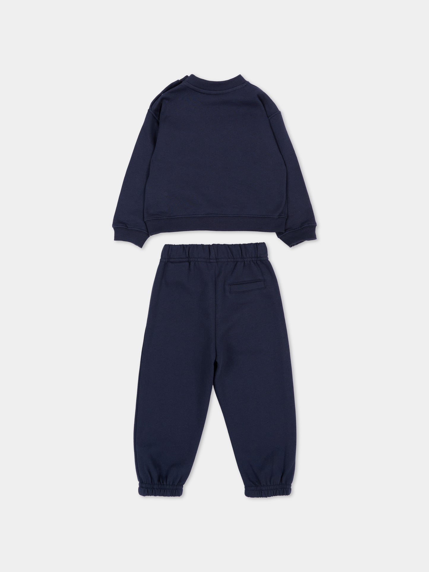 Completo sportivo lungo blu per neonato,Palm Angels,F6PANBTP197 1528
