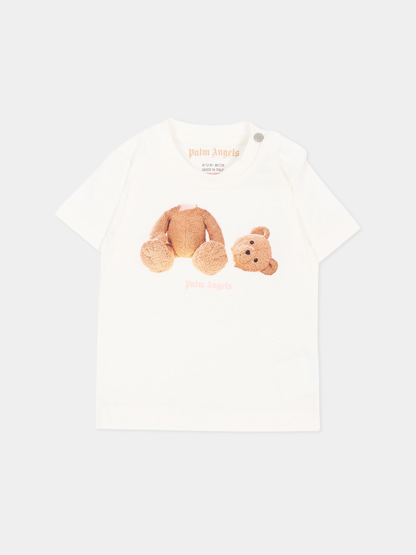 T-shirt multicolor per neonata teddy bear,Palm Angels,F6PANGTH190 INT19