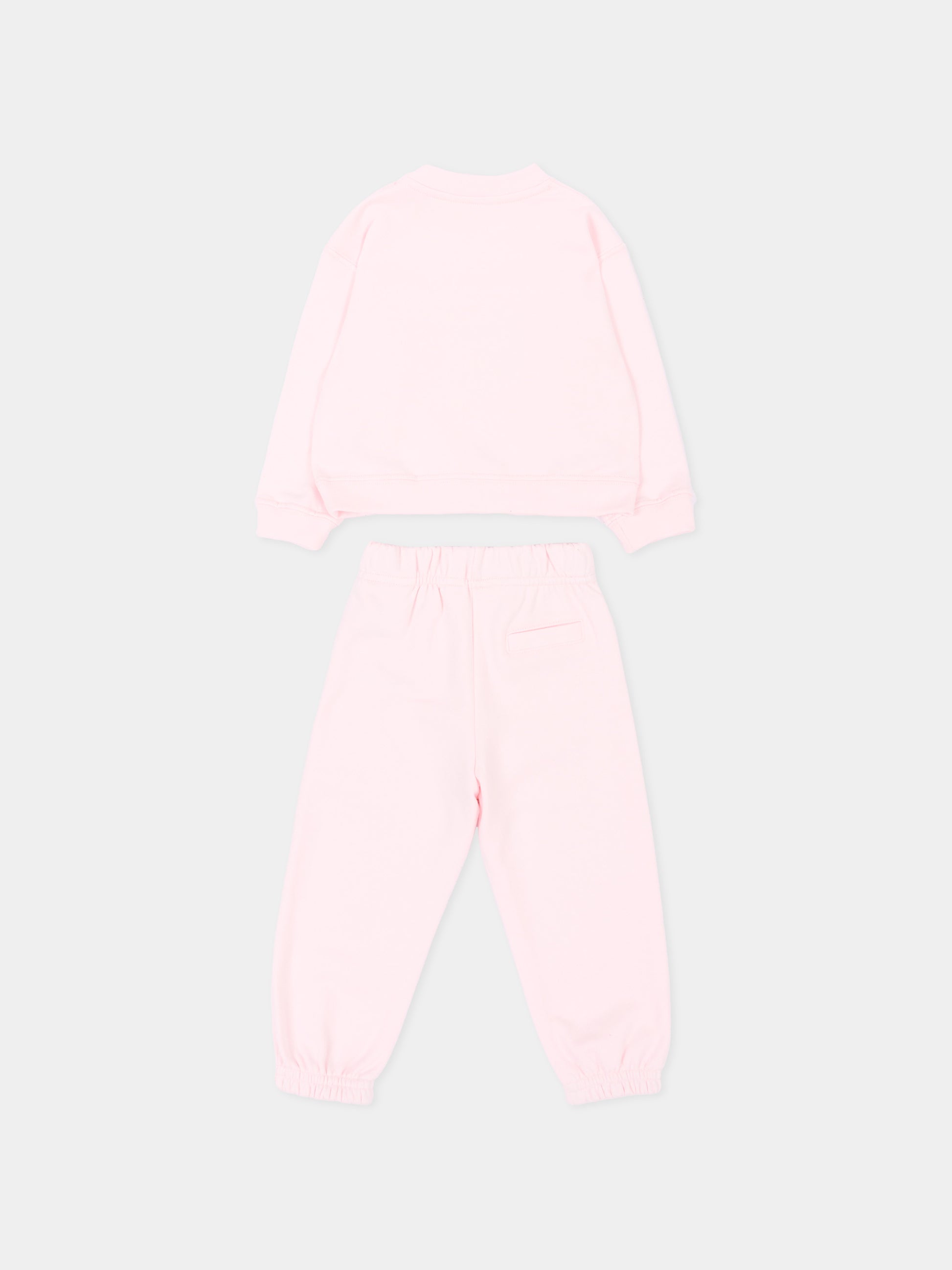 Completo sportivo lungo rosa con teddy bear,Palm Angels,F6PANGTP198 042