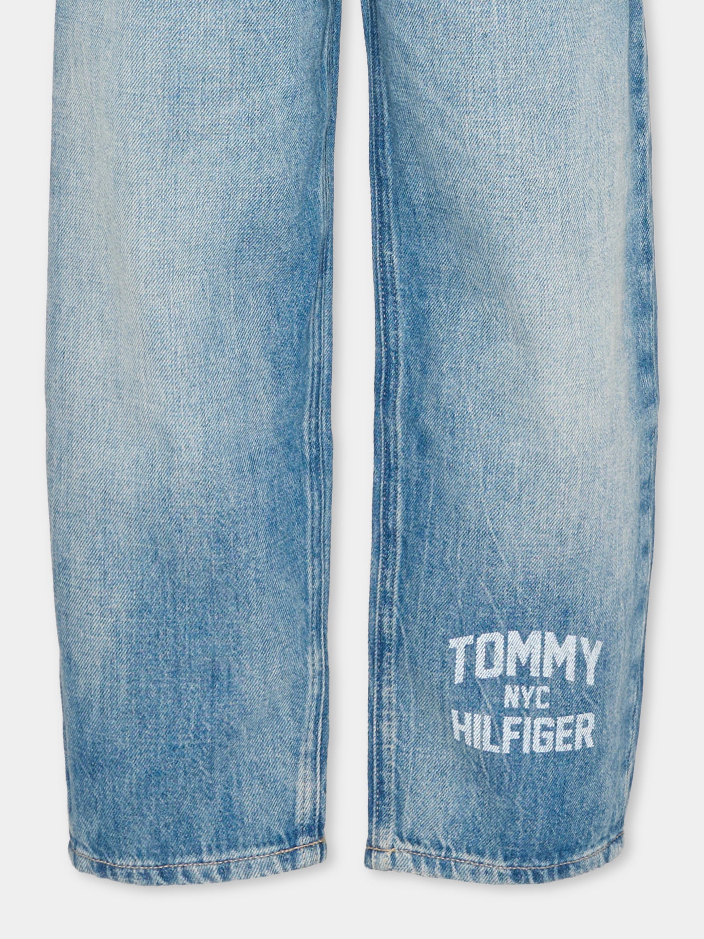 Jeans denim per bambini con logo,Tommy Hilfiger Junior,KB0KB10682 1AA