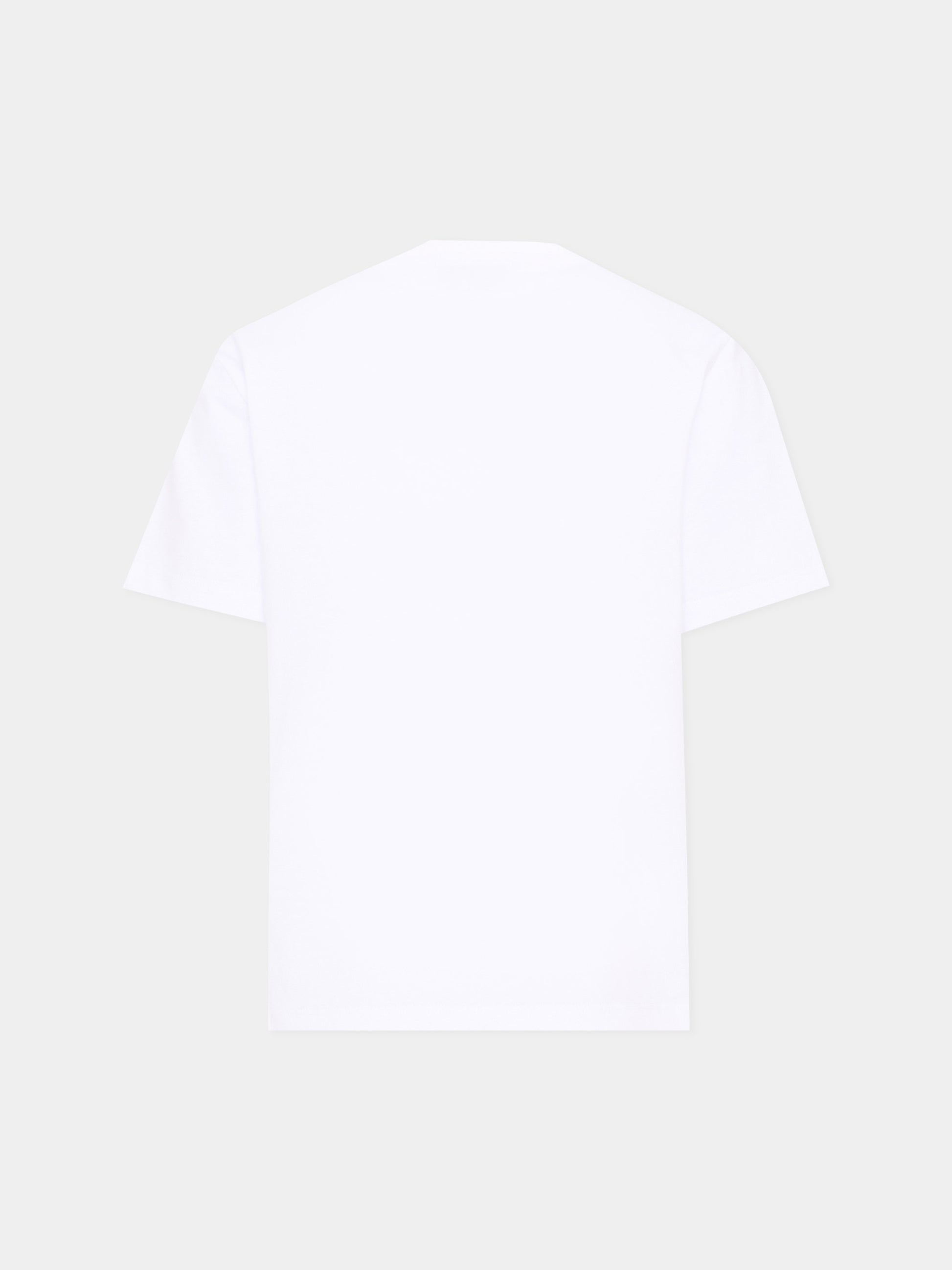 T-Shirt bianca per bambini con logo,Roberto Cavalli Kids,CBA26070TS WHITE