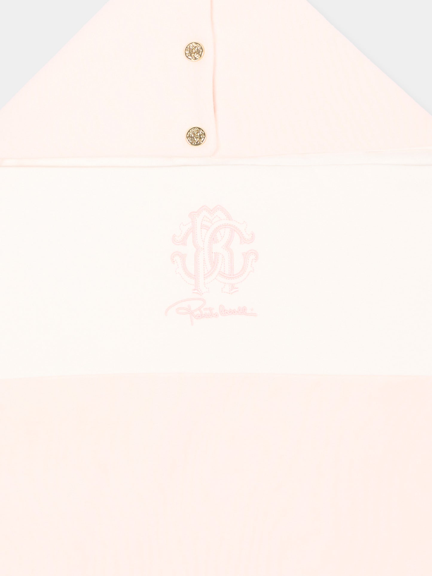 Sacco nanna rosa per neonata con logo,Roberto Cavalli Kids,CLA26049SN PINK_H/ACC
