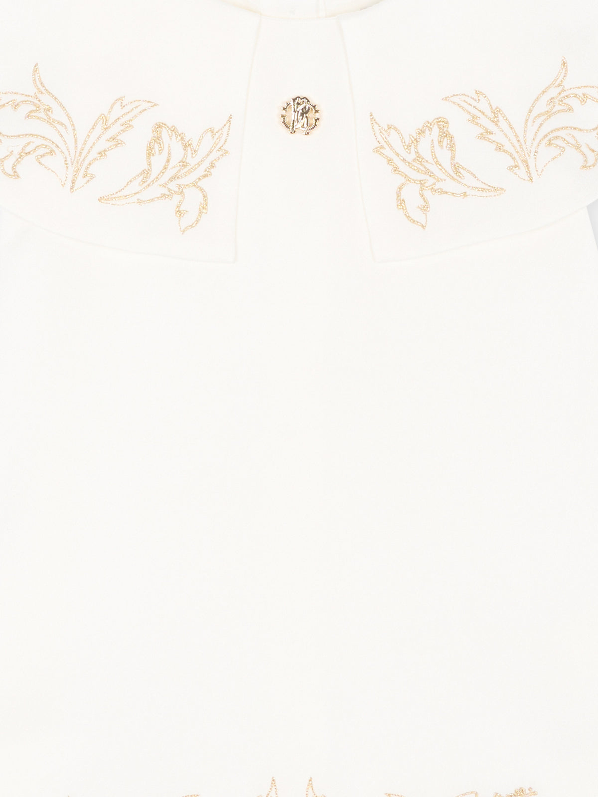 Abito elegante avorio per neonata,Roberto Cavalli Kids,CLA26038VE AVORIO_C.C