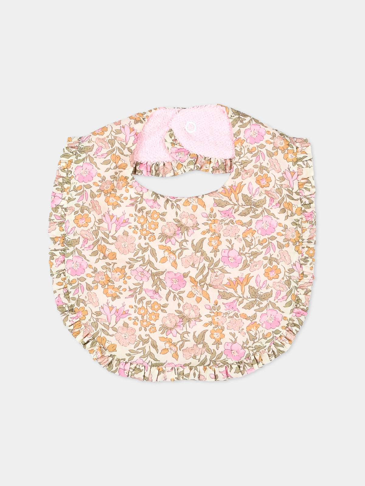 Bavaglino rosa Liberty per neonata,Pesciolino Rosso,BV FW S 261