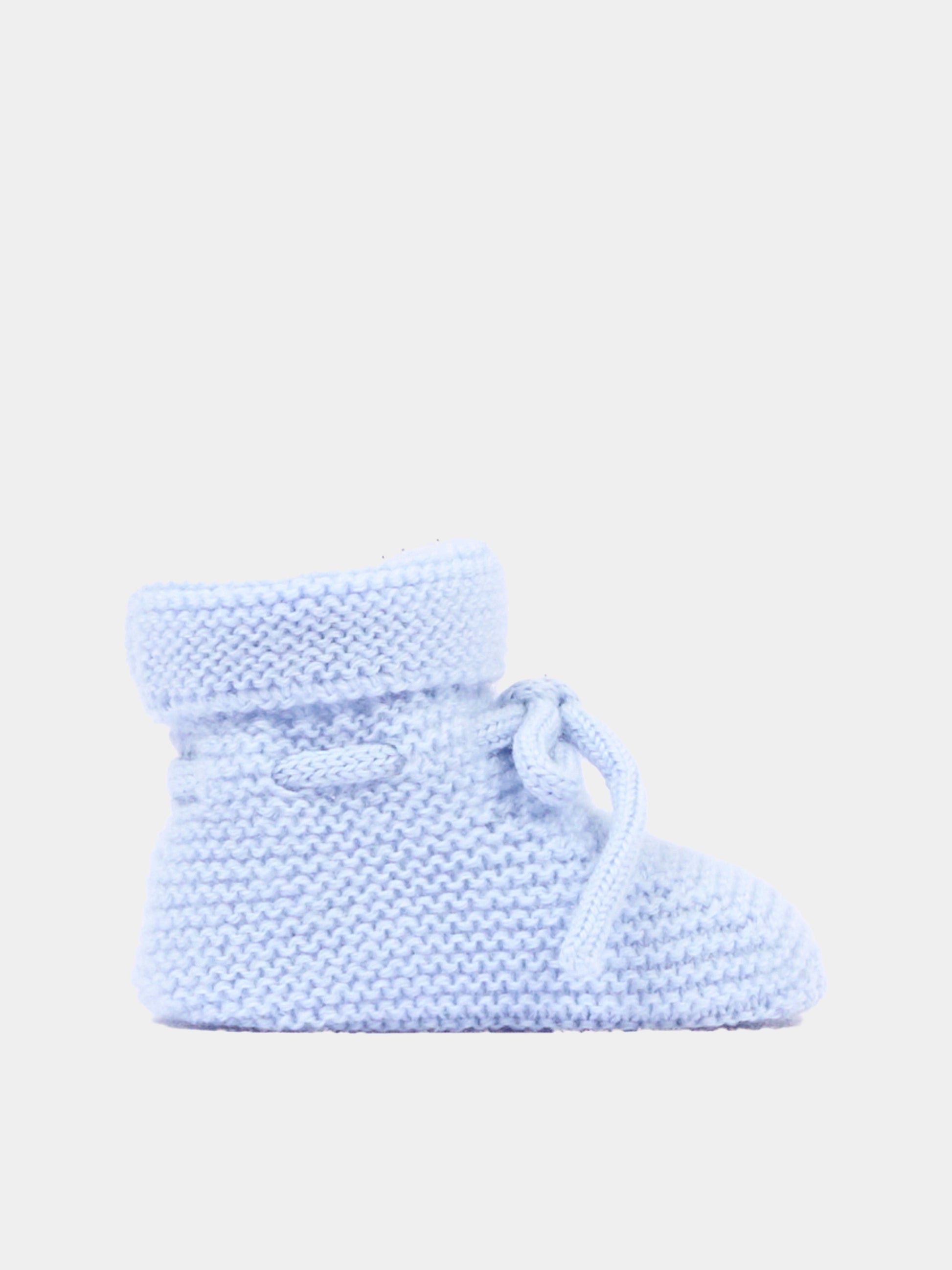 Babbucce azzurre per neonato in maglia,Paz Rodríguez,018 11710 20 H56