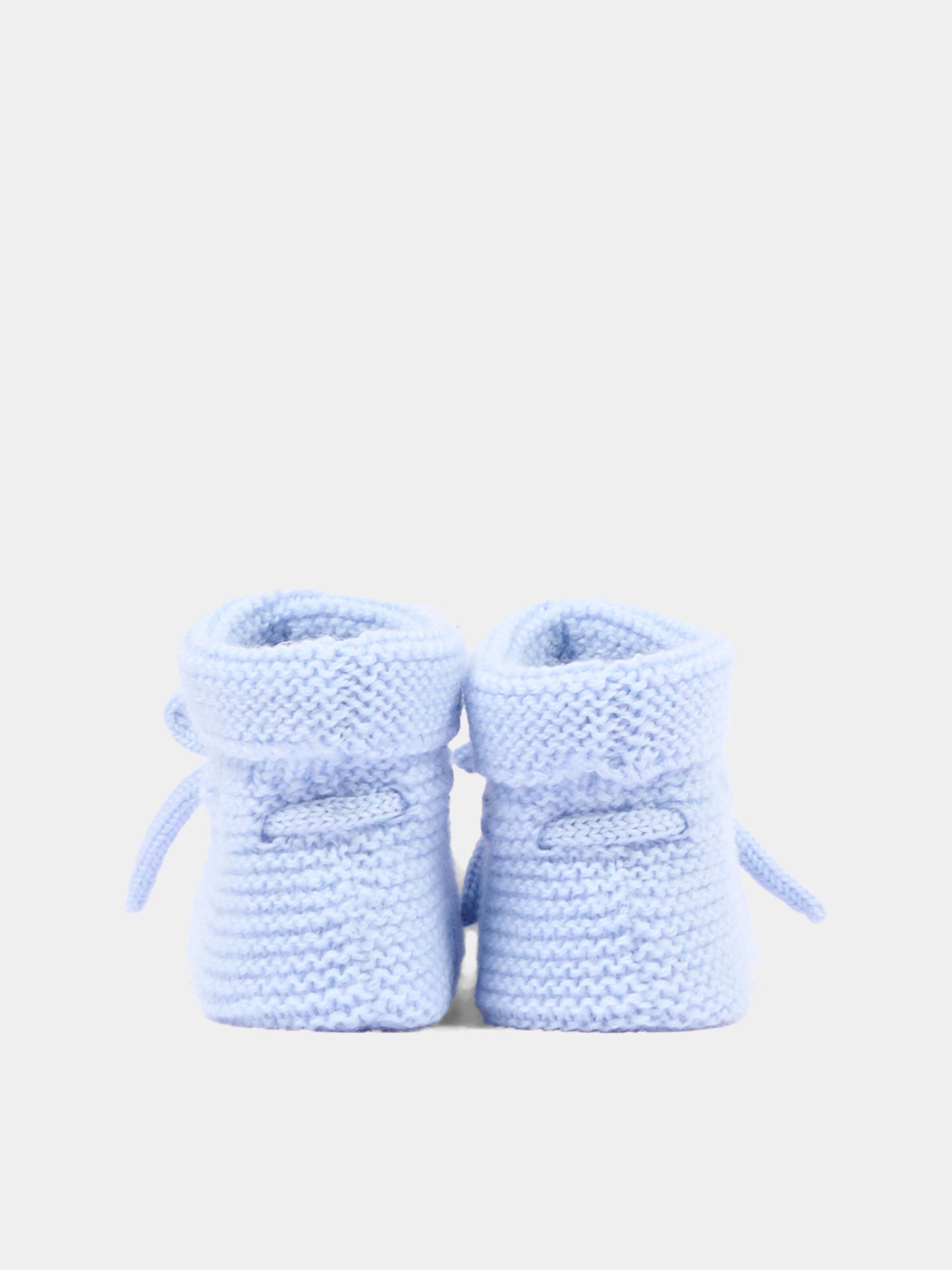 Babbucce azzurre per neonato in maglia,Paz Rodríguez,018 11710 20 H56