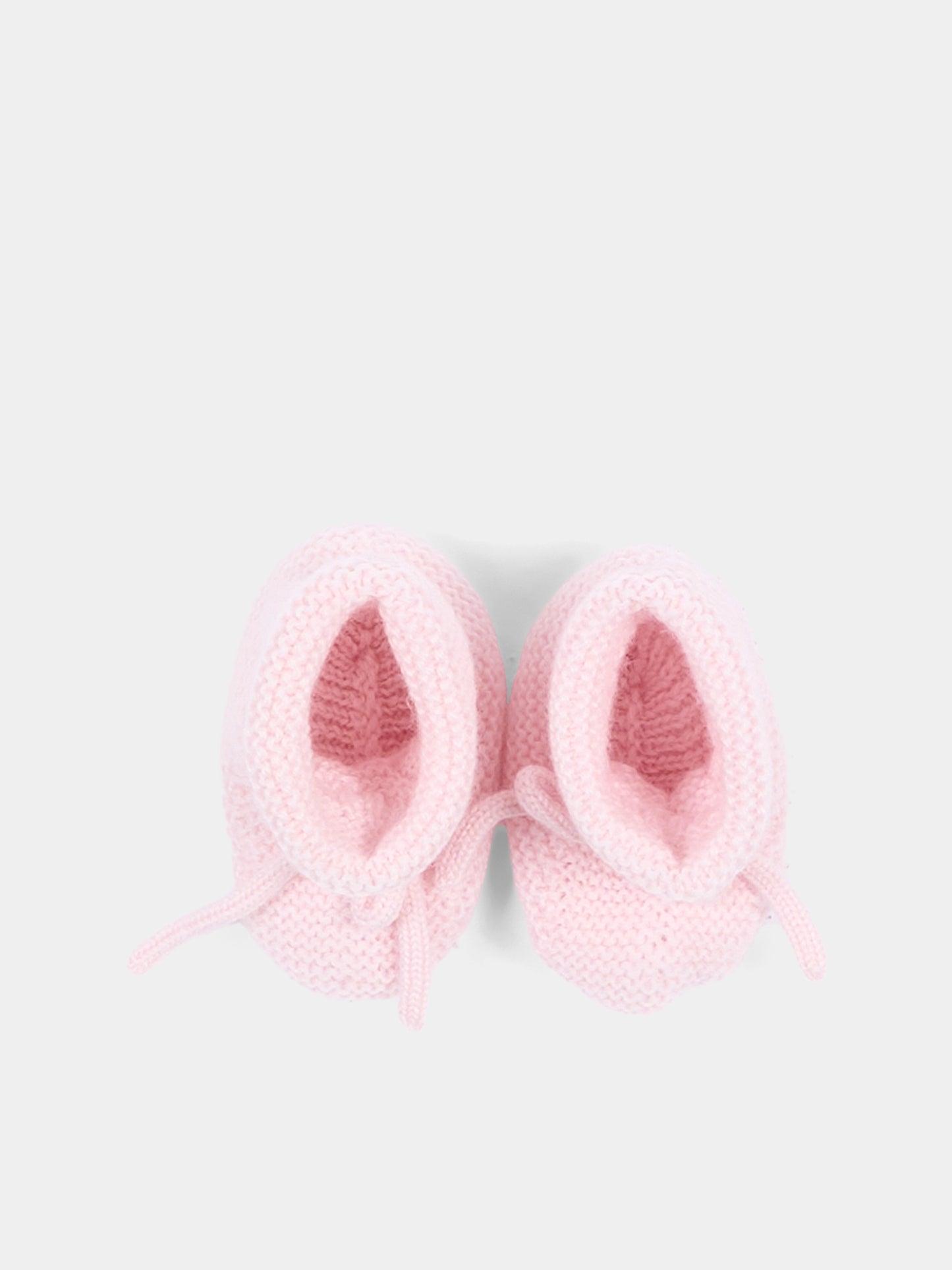 Babbucce rosa per neonata in maglia,Paz Rodríguez,018 11710 30 H56