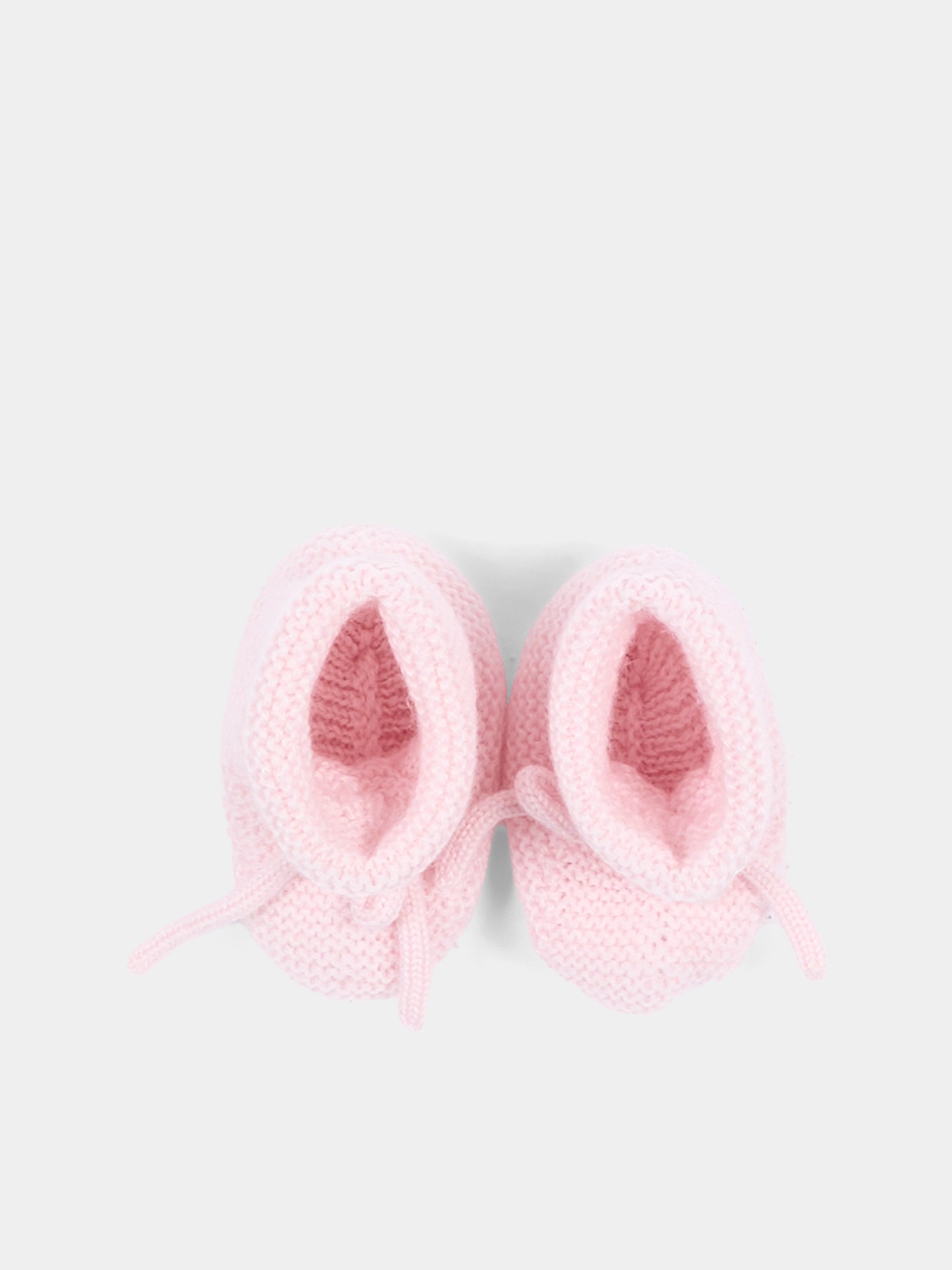 Babbucce rosa per neonata in maglia,Paz Rodríguez,018 11710 30 H56