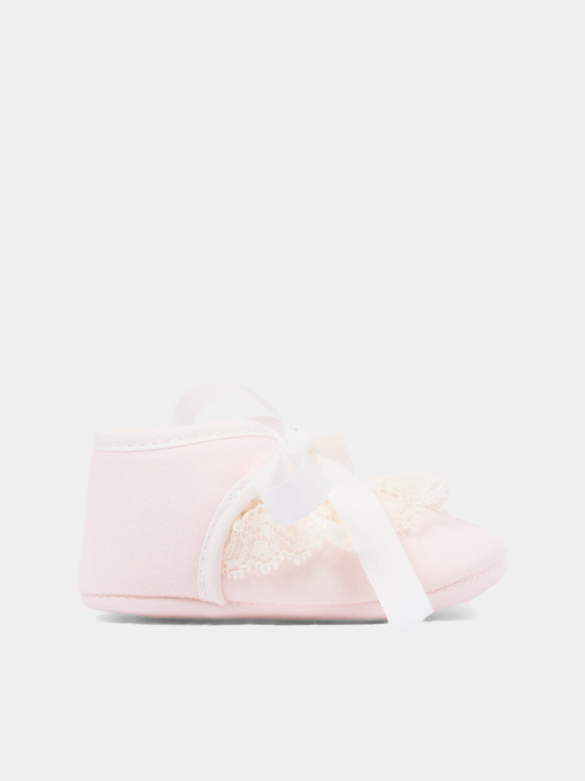 Ballerine avorio per neonata con fiocco,Paz Rodríguez,035 154224 30 T2153
