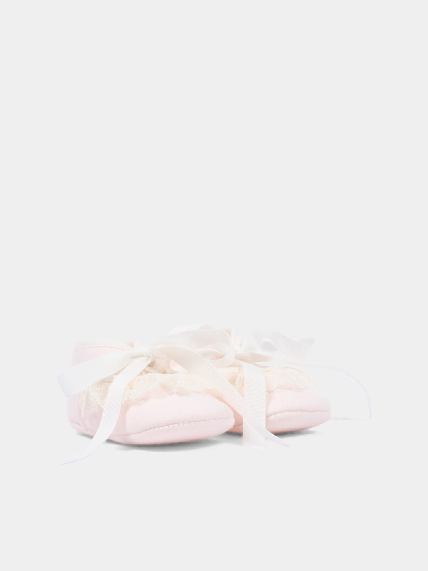 Ballerine avorio per neonata con fiocco,Paz Rodríguez,035 154224 30 T2153