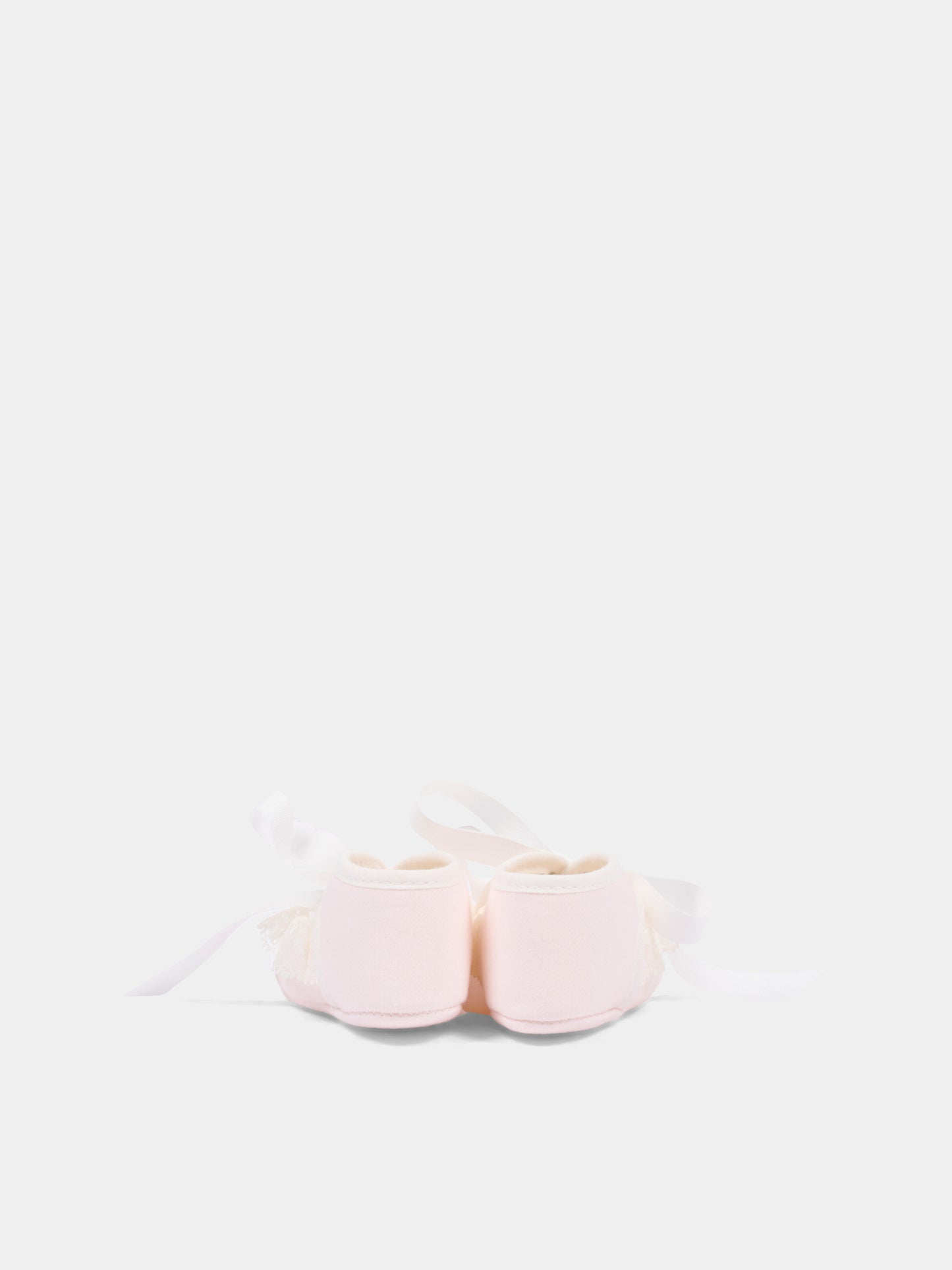 Ballerine avorio per neonata con fiocco,Paz Rodríguez,035 154224 30 T2153