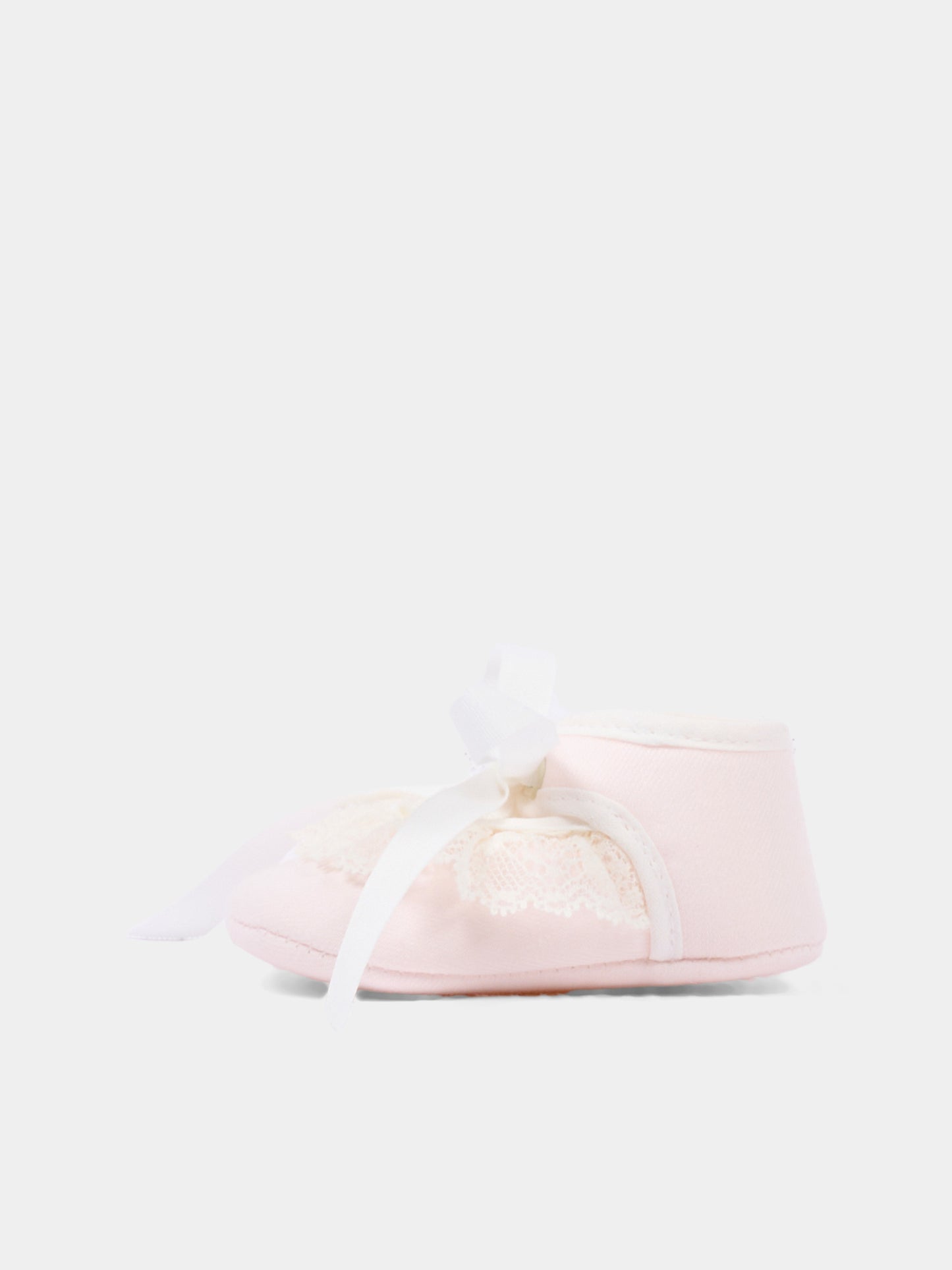 Ballerine avorio per neonata con fiocco,Paz Rodríguez,035 154224 30 T2153