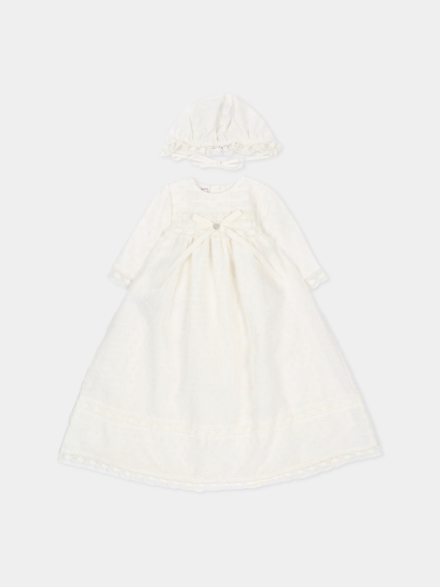 Abito elegante avorio per neonata,Paz Rodríguez,108 154020 60 T2235