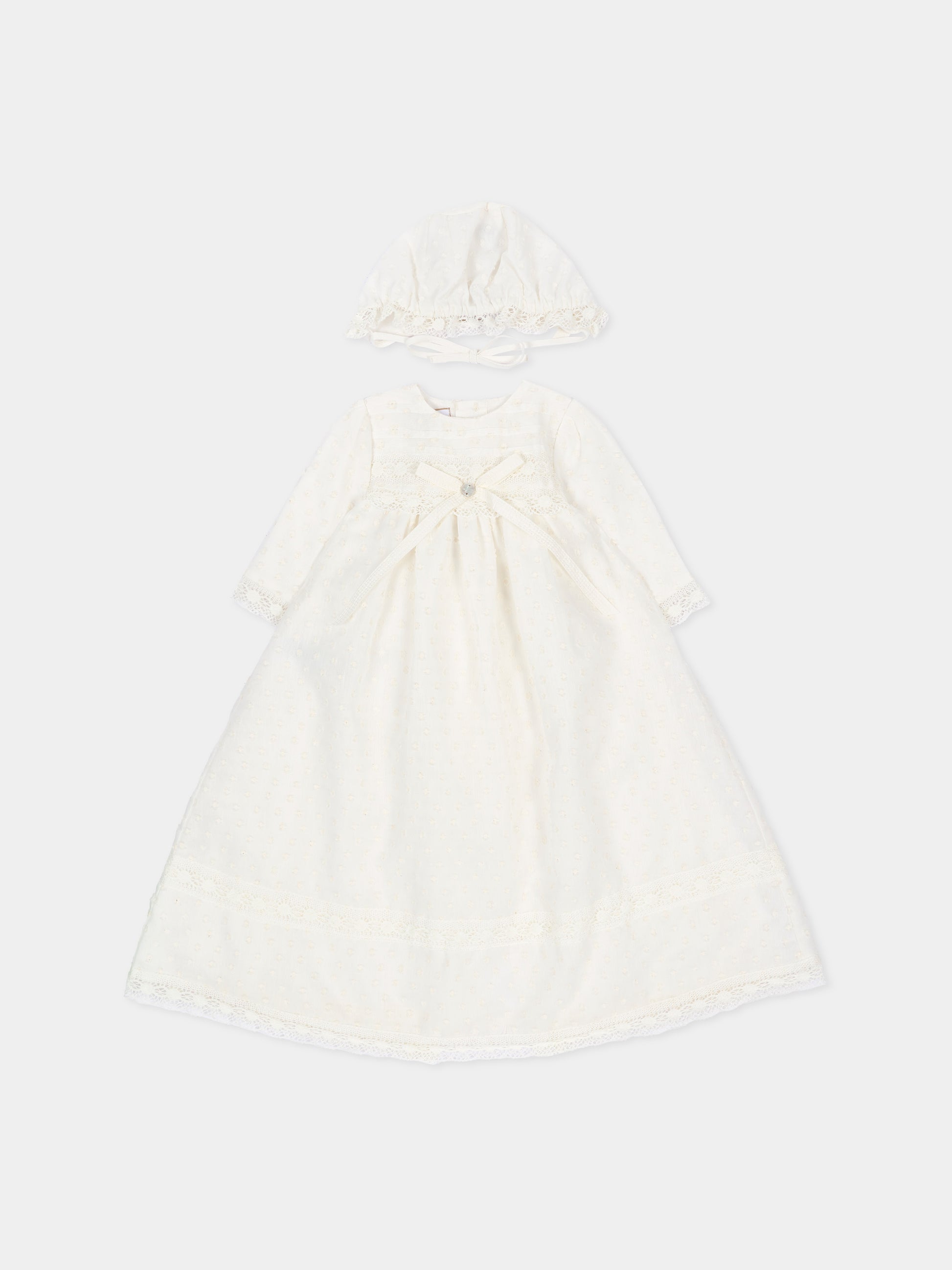 Abito elegante avorio per neonata,Paz Rodríguez,108 154020 60 T2235