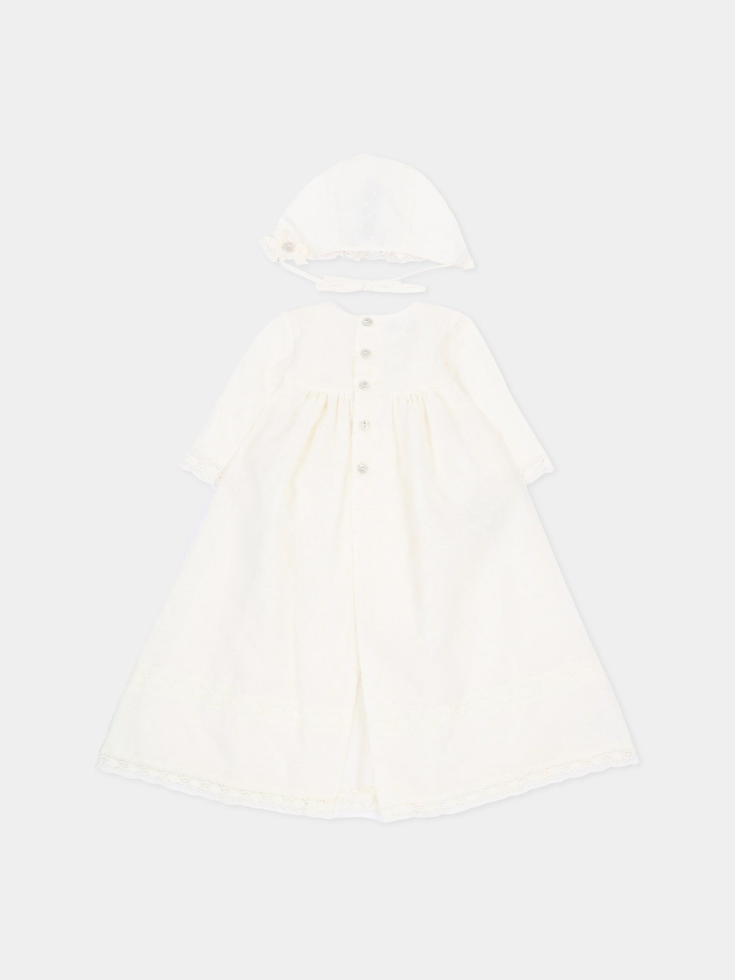 Abito elegante avorio per neonata,Paz Rodríguez,108 154020 60 T2235