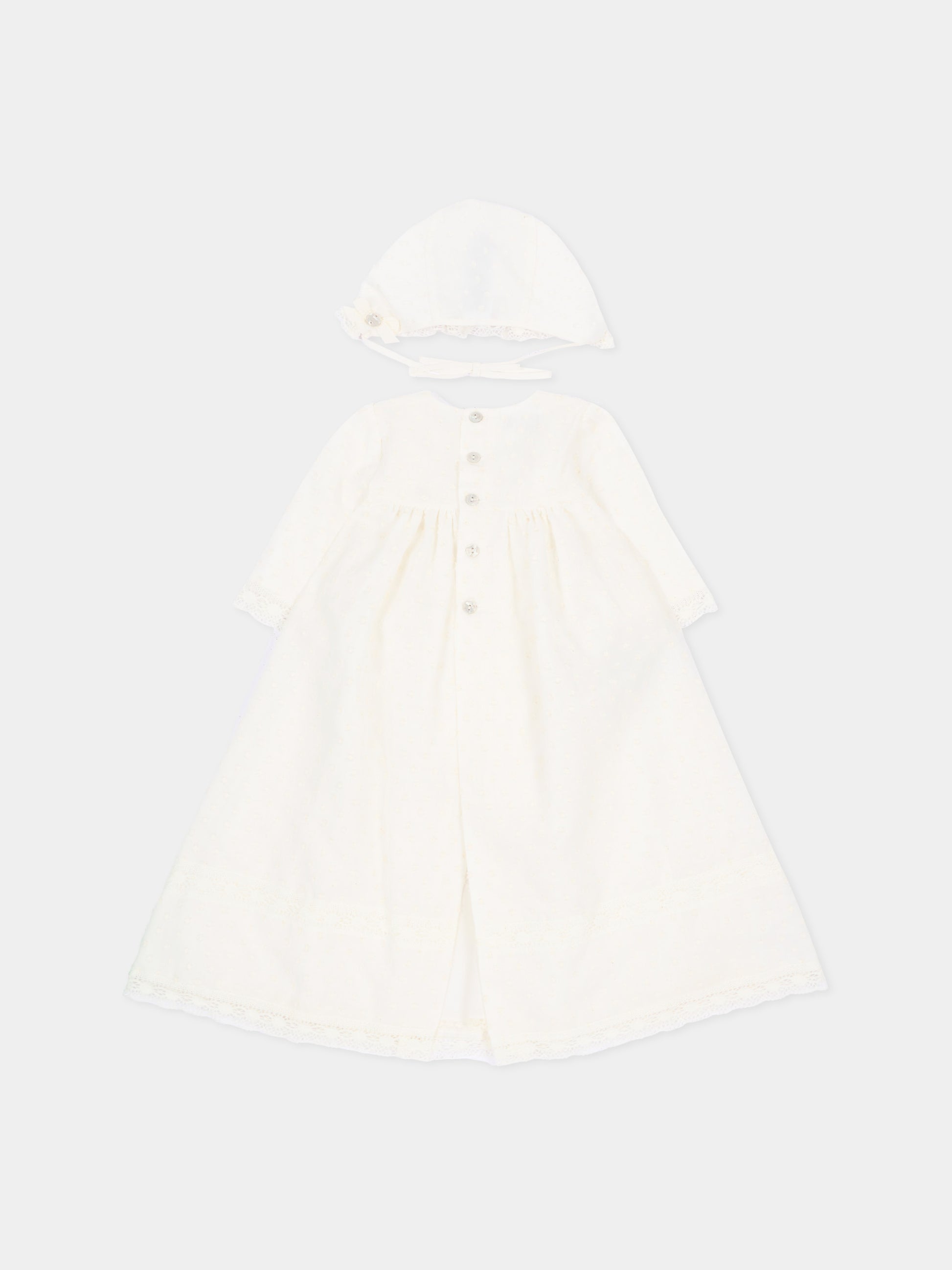 Abito elegante avorio per neonata,Paz Rodríguez,108 154020 60 T2235